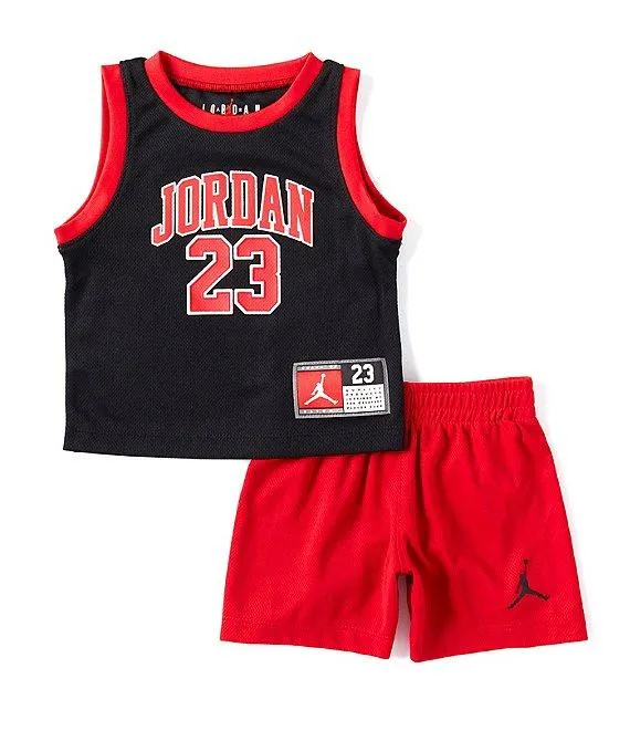 Baby Boys Sleeveless 23 Tank & Coordinating Shorts Set