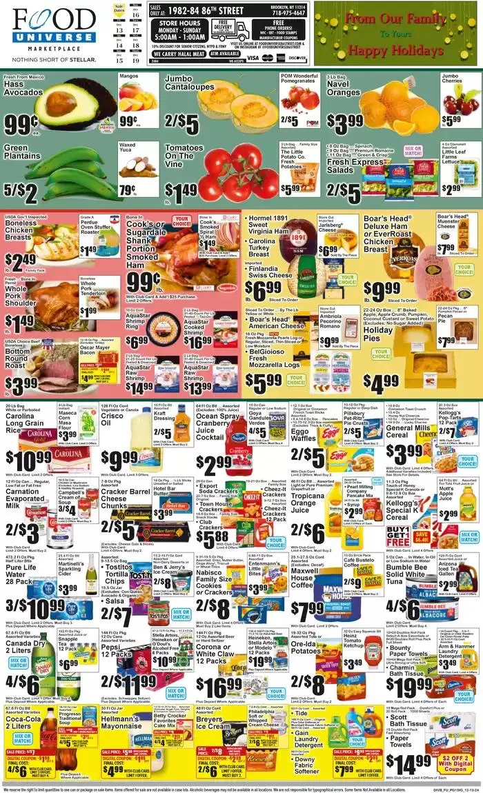 Weekly ad Our best bargains from December 13 to December 19 2024 - Page 1