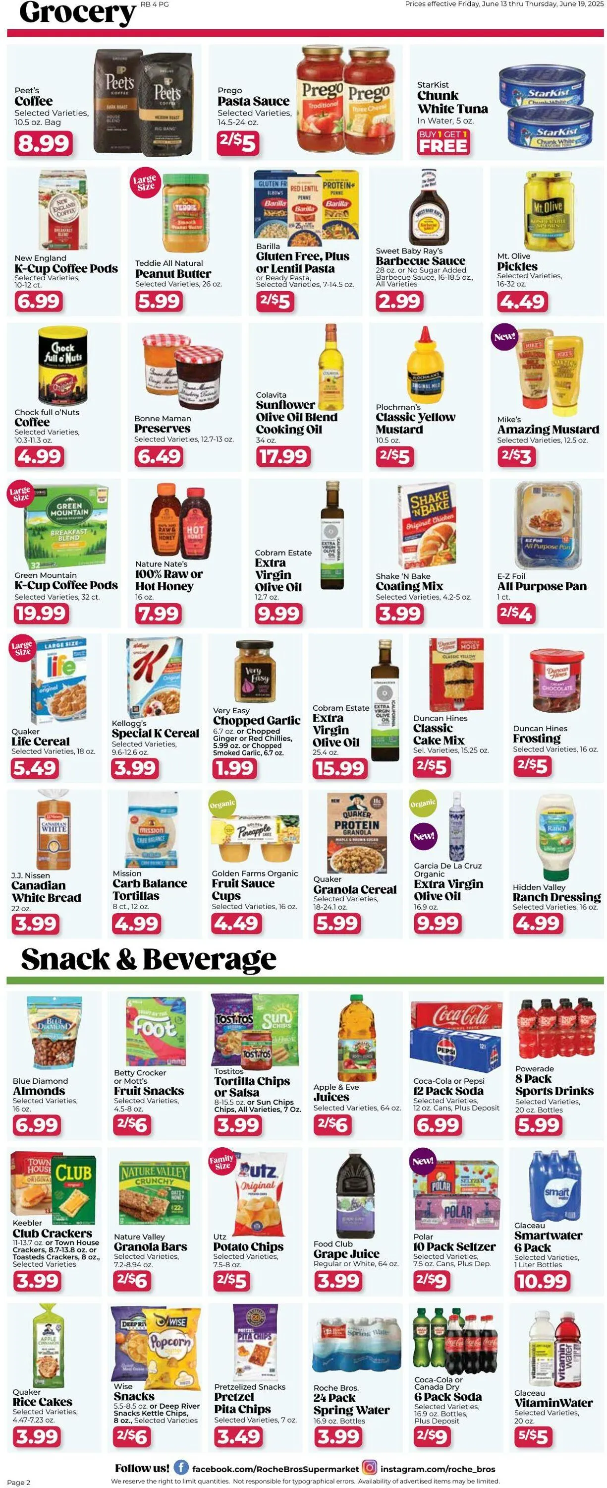 Weekly ad Roche Bros from June 13 to June 19 2025 - Page 2