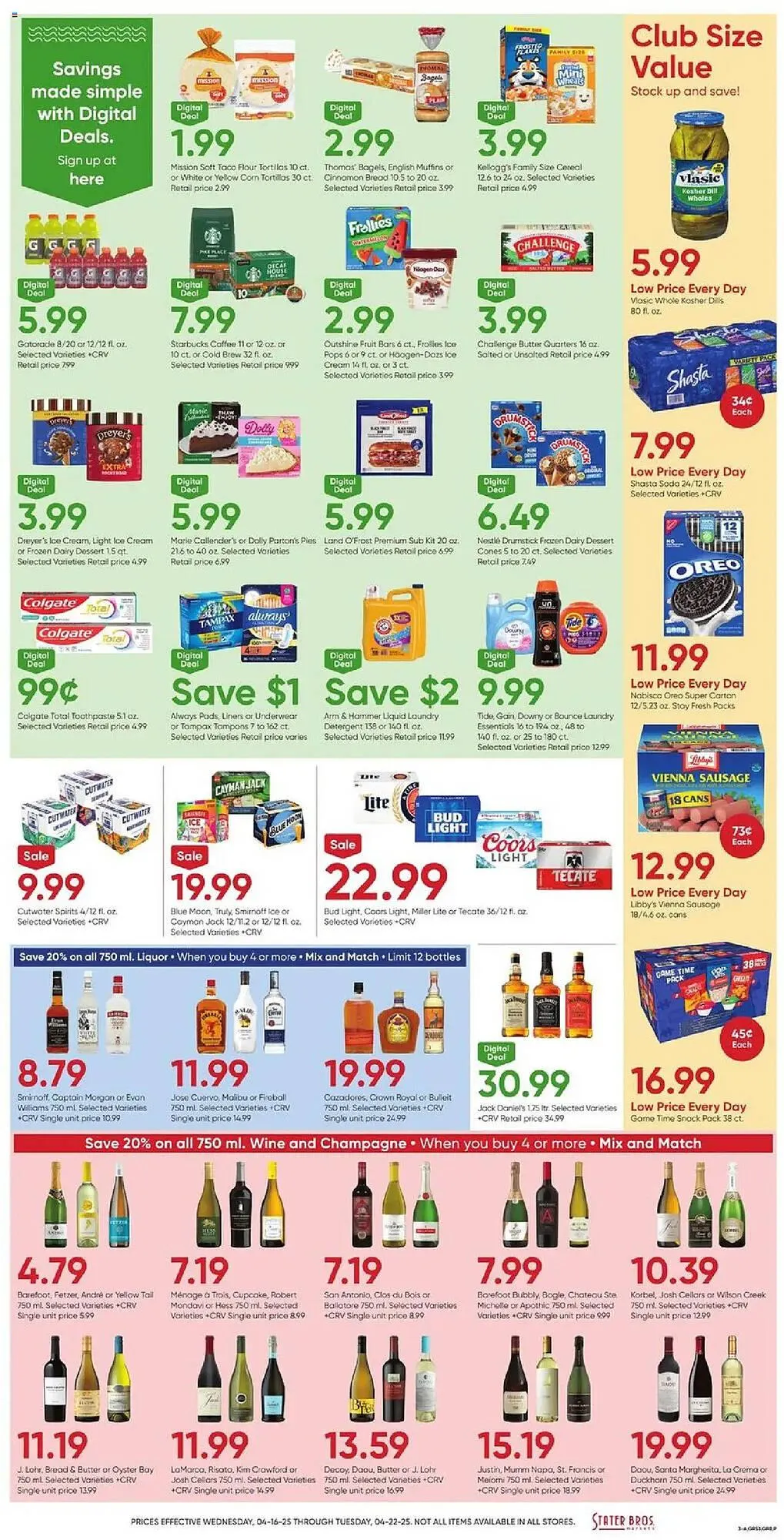 Weekly ad Stater Bros Weekly Ad from April 16 to April 22 2025 - Page 3