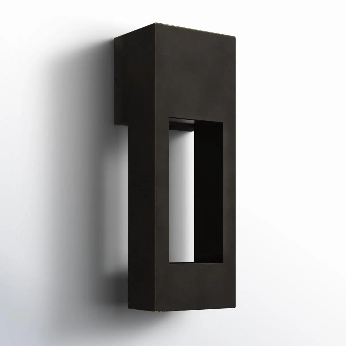 Blandburg Rectangle Outdoor Aluminum LED Wall Light