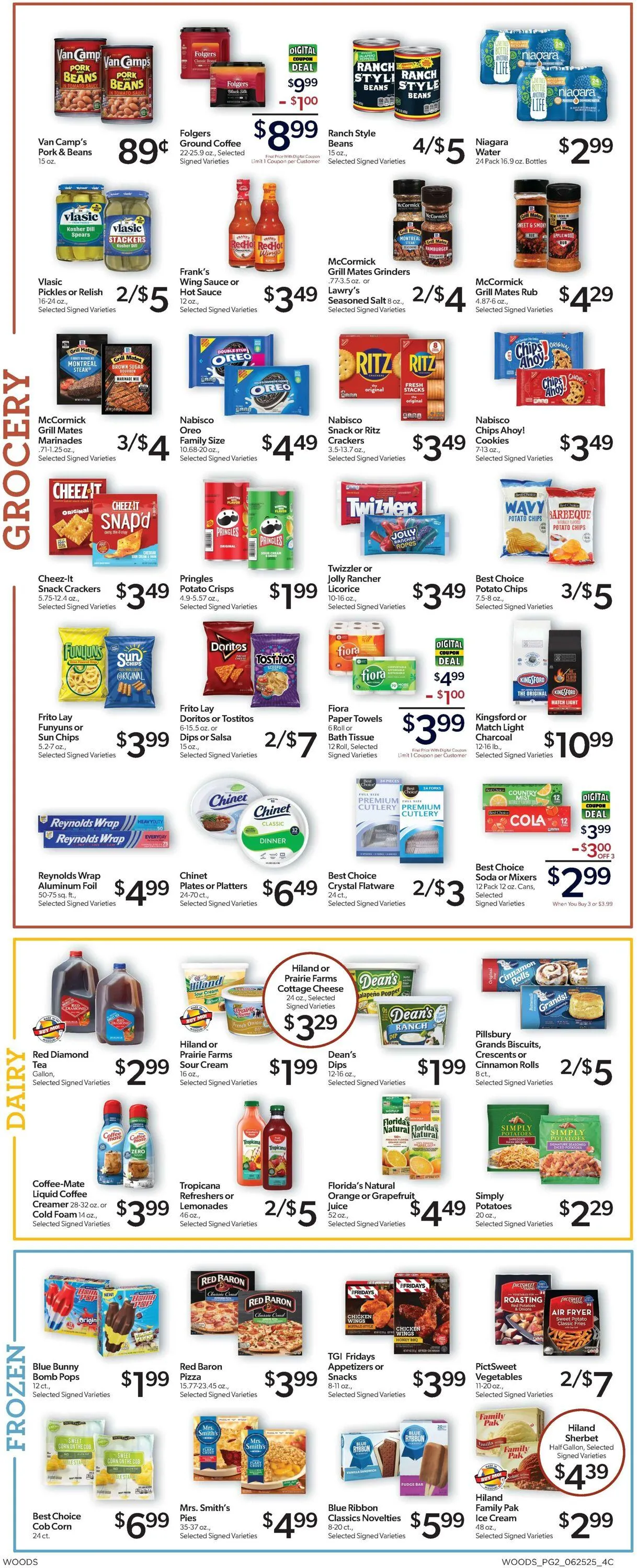 Weekly ad Woods Supermarket from June 25 to July 8 2025 - Page 2