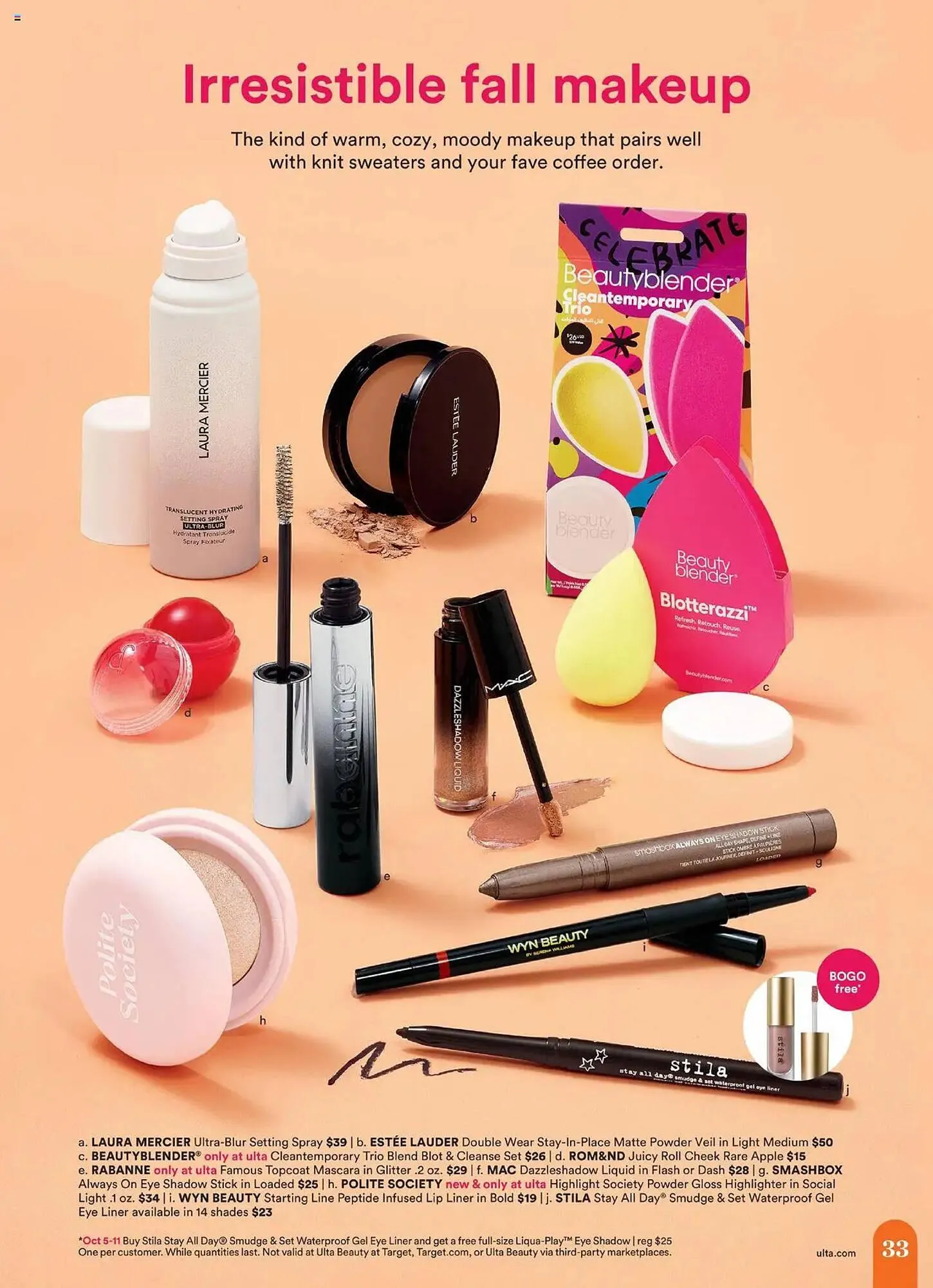 Weekly ad Ulta Beauty weekly ad from October 5 to October 25 2025 - Page 33