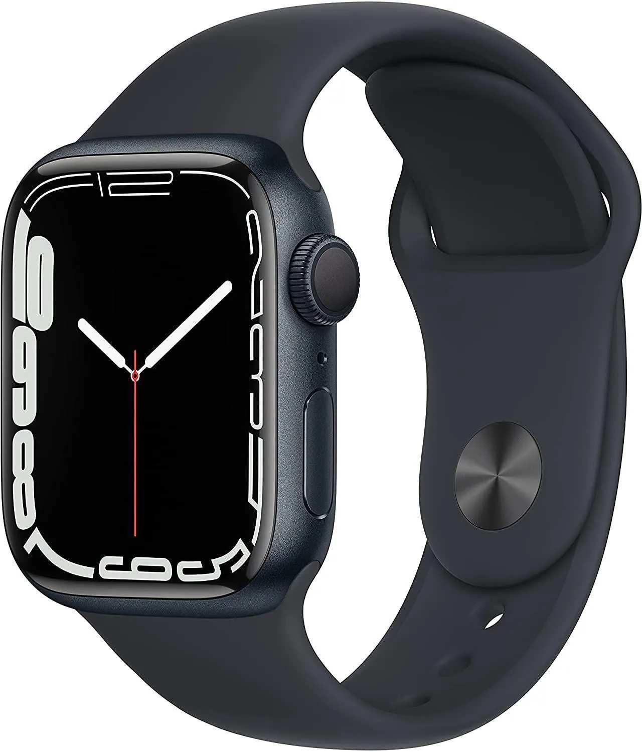 Apple Watch Series 7 41mm Midnight Aluminum Case with Midnight Sport Band MKMX3LL/A