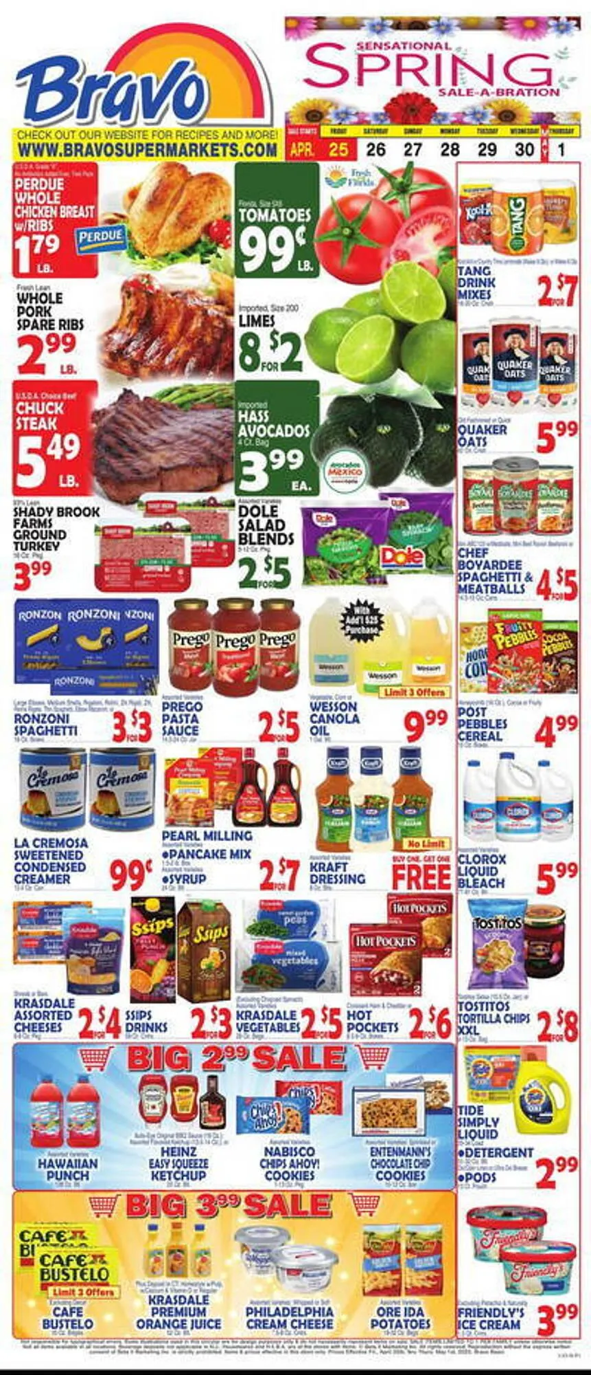 Weekly ad Bravo Supermarkets Weekly Ad from April 25 to May 1 2025 - Page 1