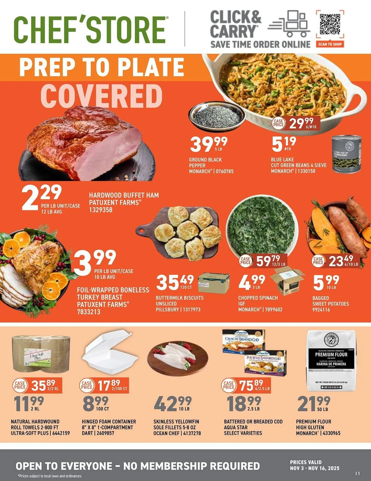 Weekly ad US Foods Chef's Store weekly ad from November 3 to November 16 2025 - Page 1