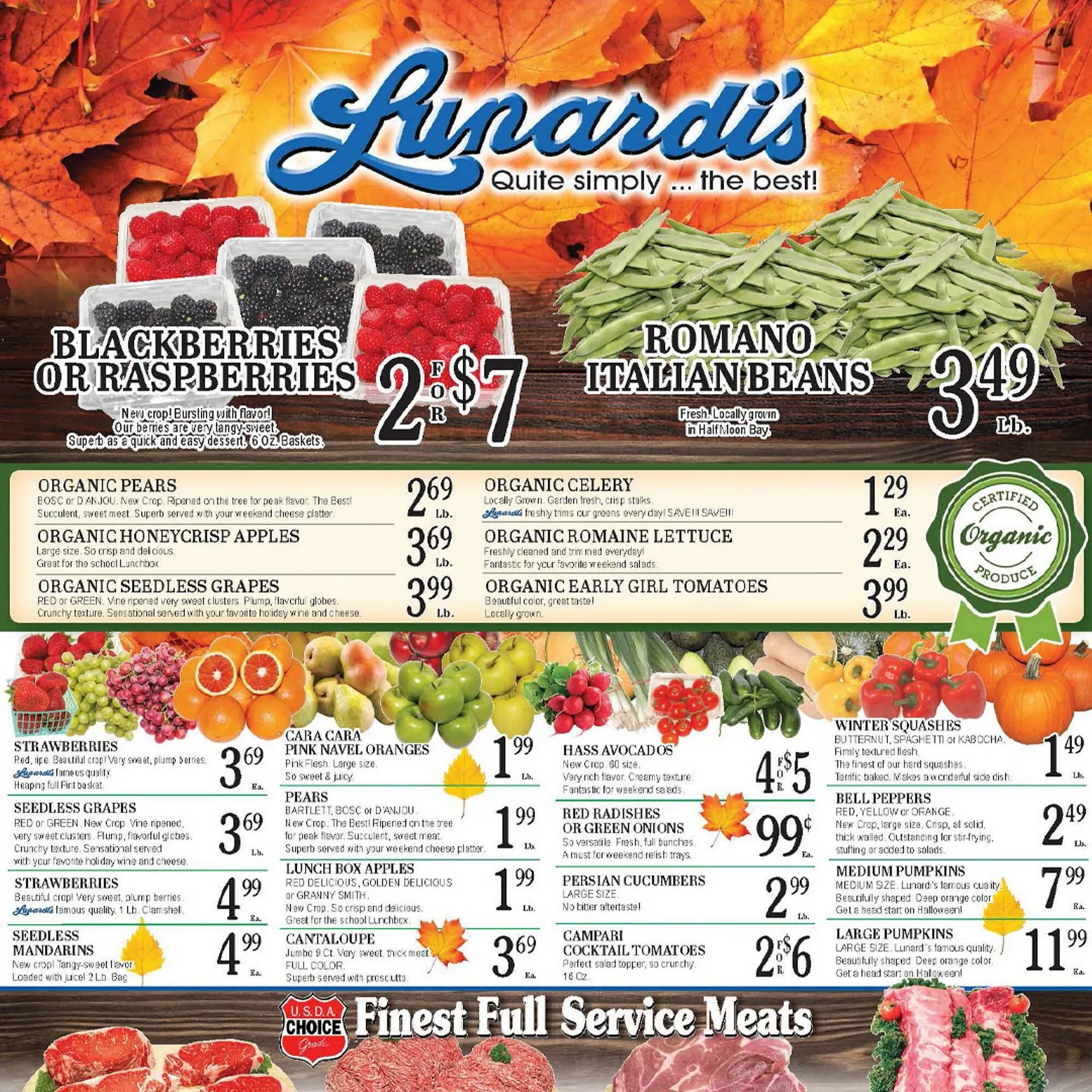 Weekly ad Lunardis weekly ad from October 7 to October 13 2025 - Page 1