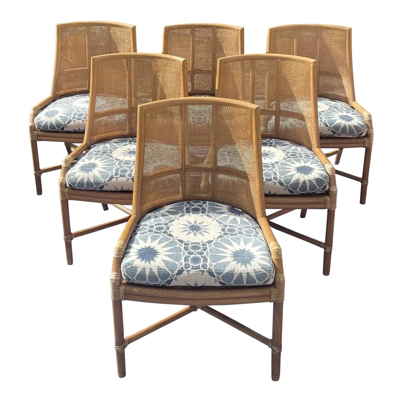 Baker McGuire Hayes Dining Side Chairs, a Set of 6