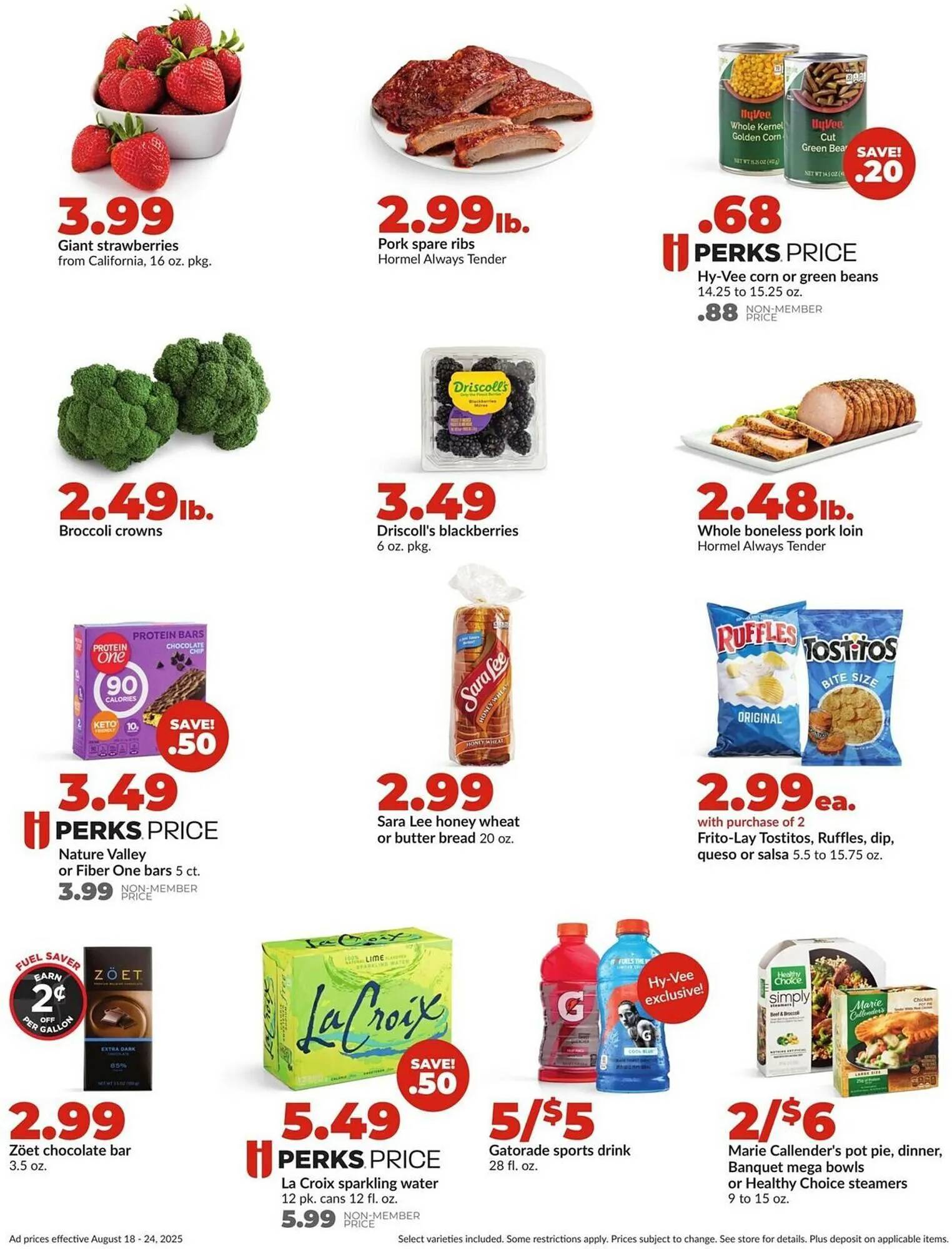 Weekly ad Hy-Vee Weekly Ad from August 18 to August 24 2025 - Page 2