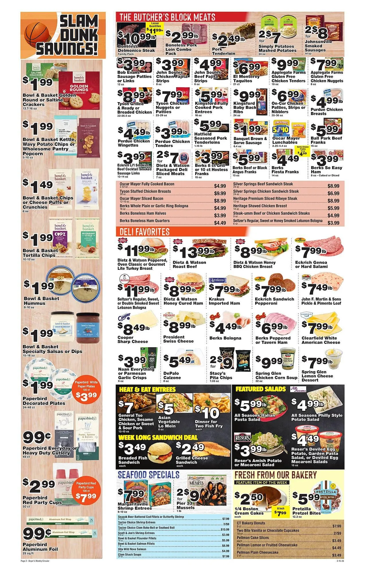 Weekly ad Boyer's Food Markets weekly ad from March 15 to March 21 2026 - Page 2