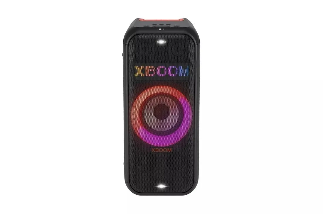 LG XBOOM XL7 Portable Tower Speaker with 250W of Power and Pixel LED Lighting with up to 20 Hrs of Battery Life