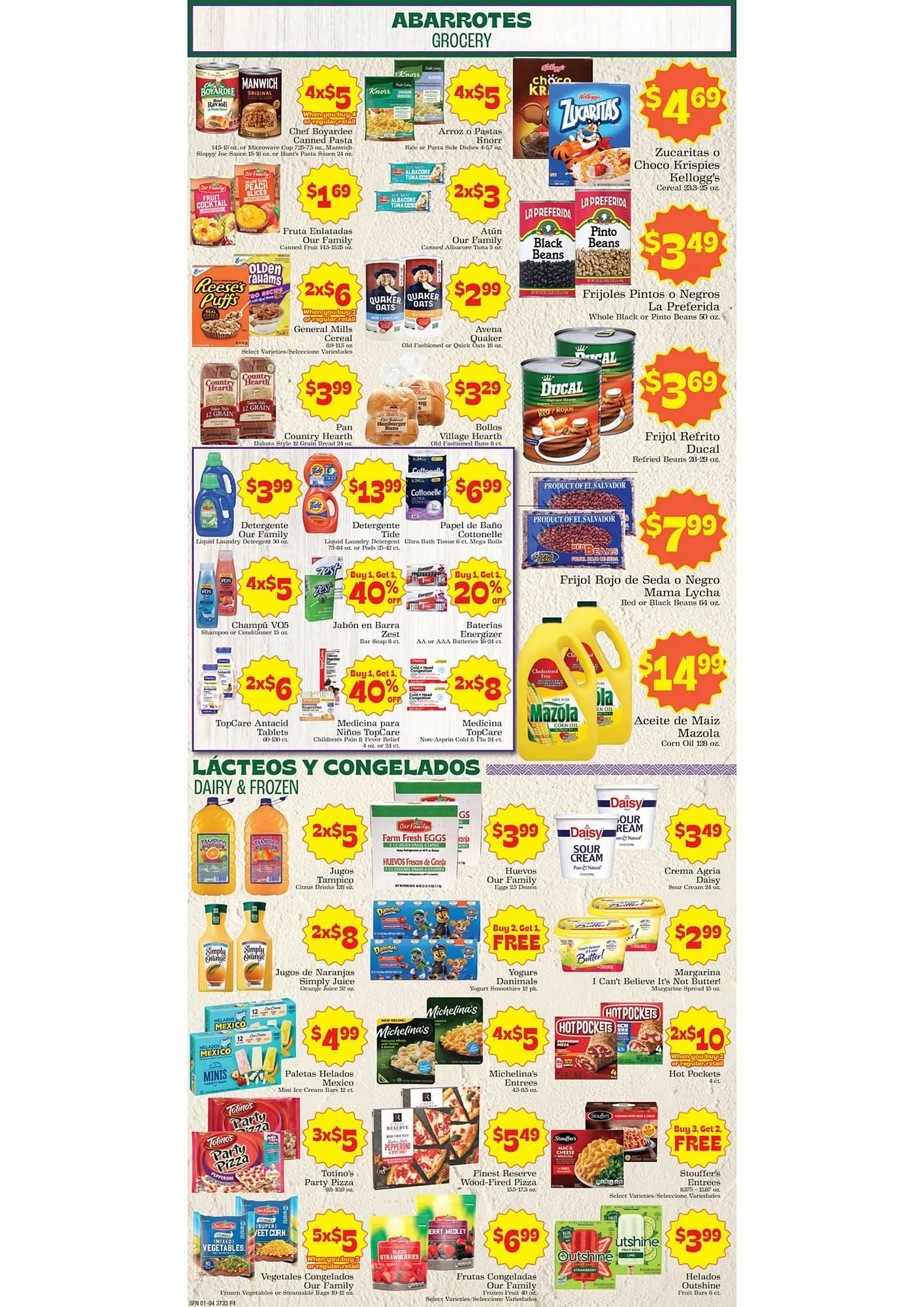 Weekly ad Supermercado Nuestra Familia weekly ad from January 4 to January 10 2027 - Page 4
