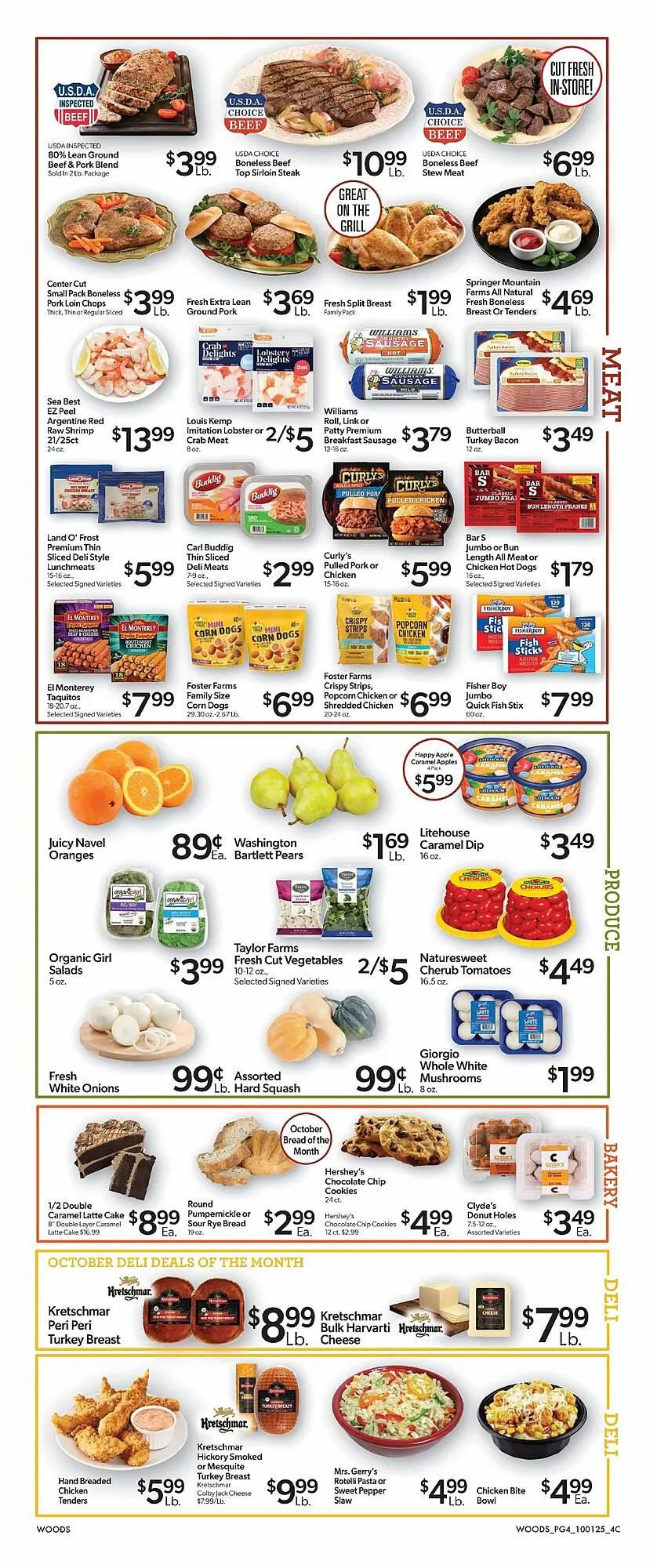 Weekly ad Woods Supermarket weekly ad from October 1 to October 7 2025 - Page 4