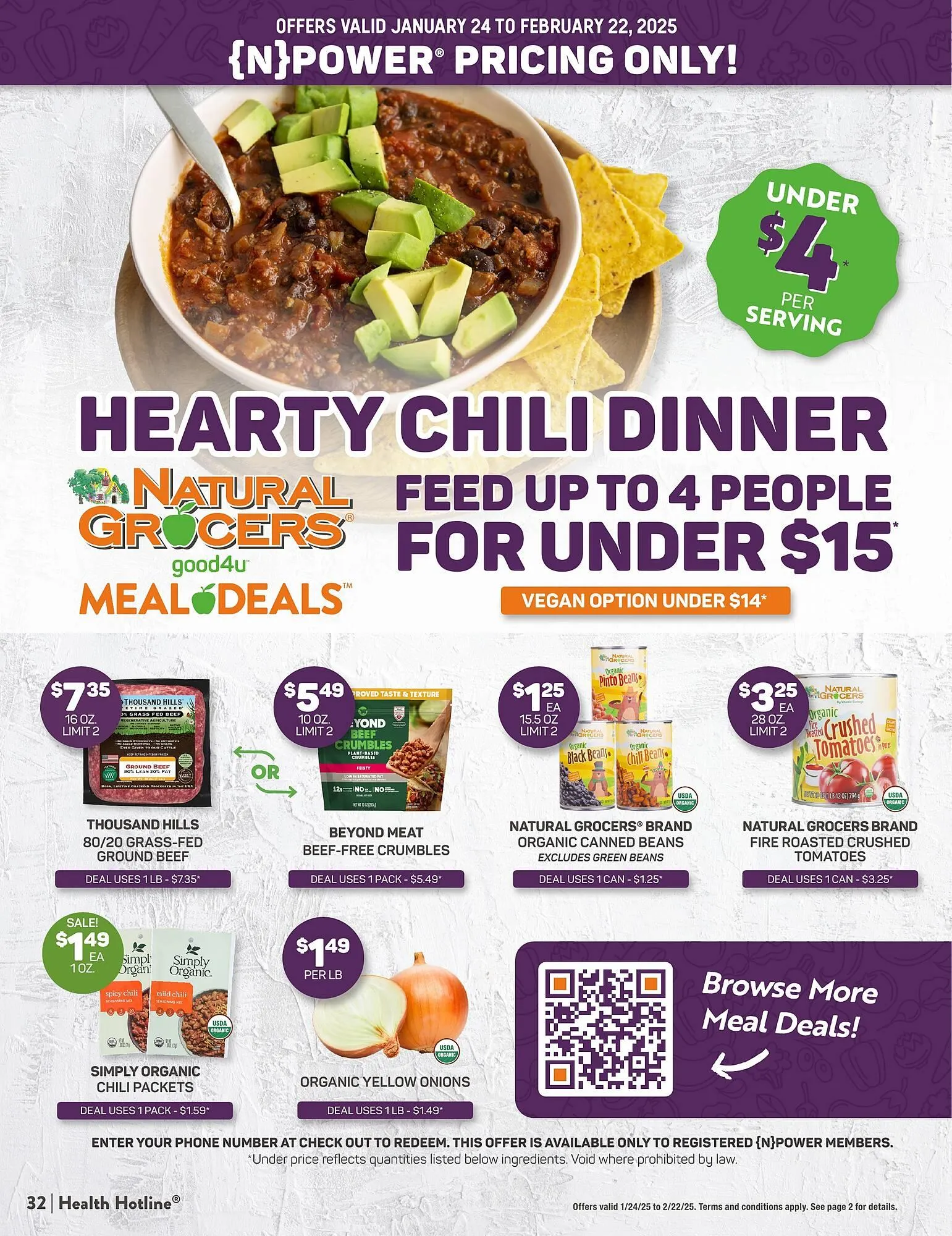 Weekly ad Natural Grocers ad from January 24 to February 22 2025 - Page 31