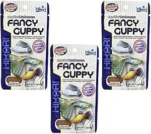 (3 Pack) Hikari Usa Tropical Fancy Guppy For Pet Health, 0.77-Ounce Each
