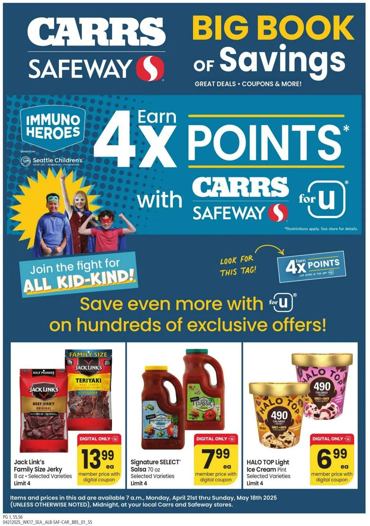 Weekly ad Carrs from April 21 to May 18 2025 - Page 1