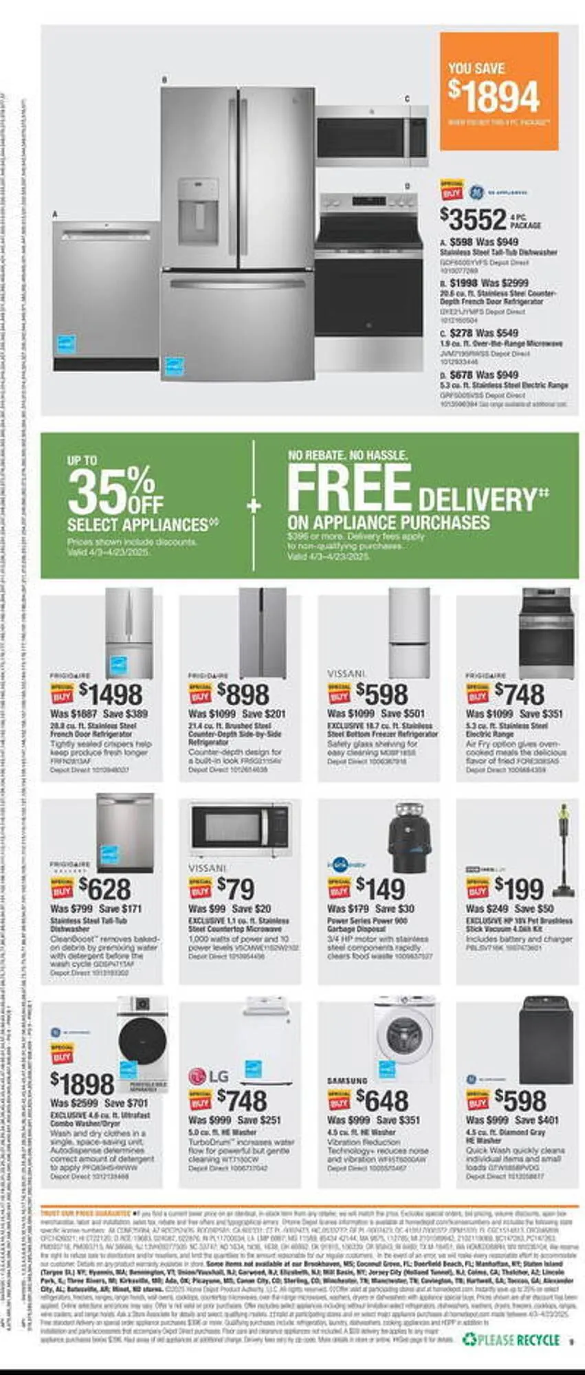 Catálogo de The Home Depot Weekly Ad 3 de abril al 16 de abril 2025 - Página 9