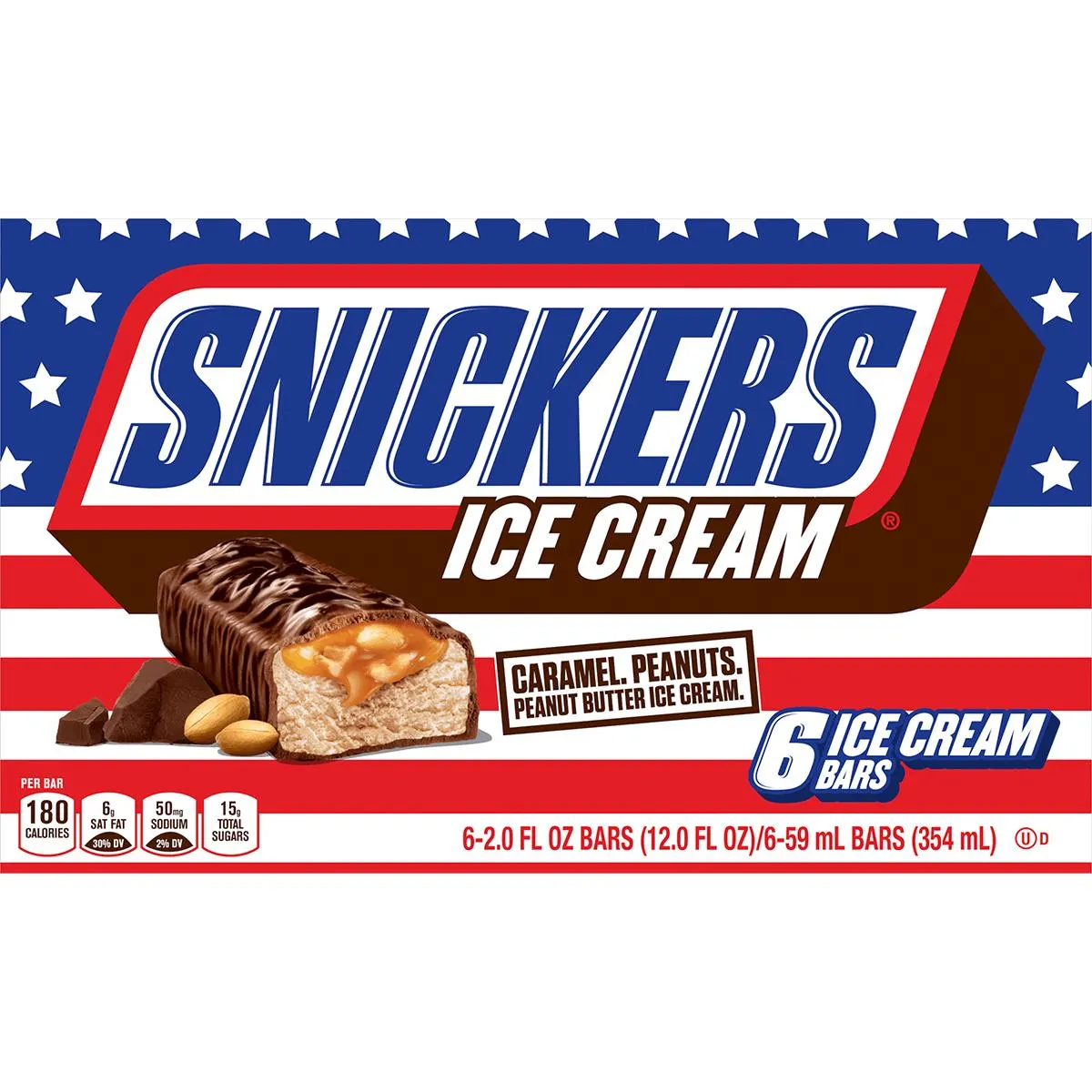 Snickers Ice Cream Bars 6PK