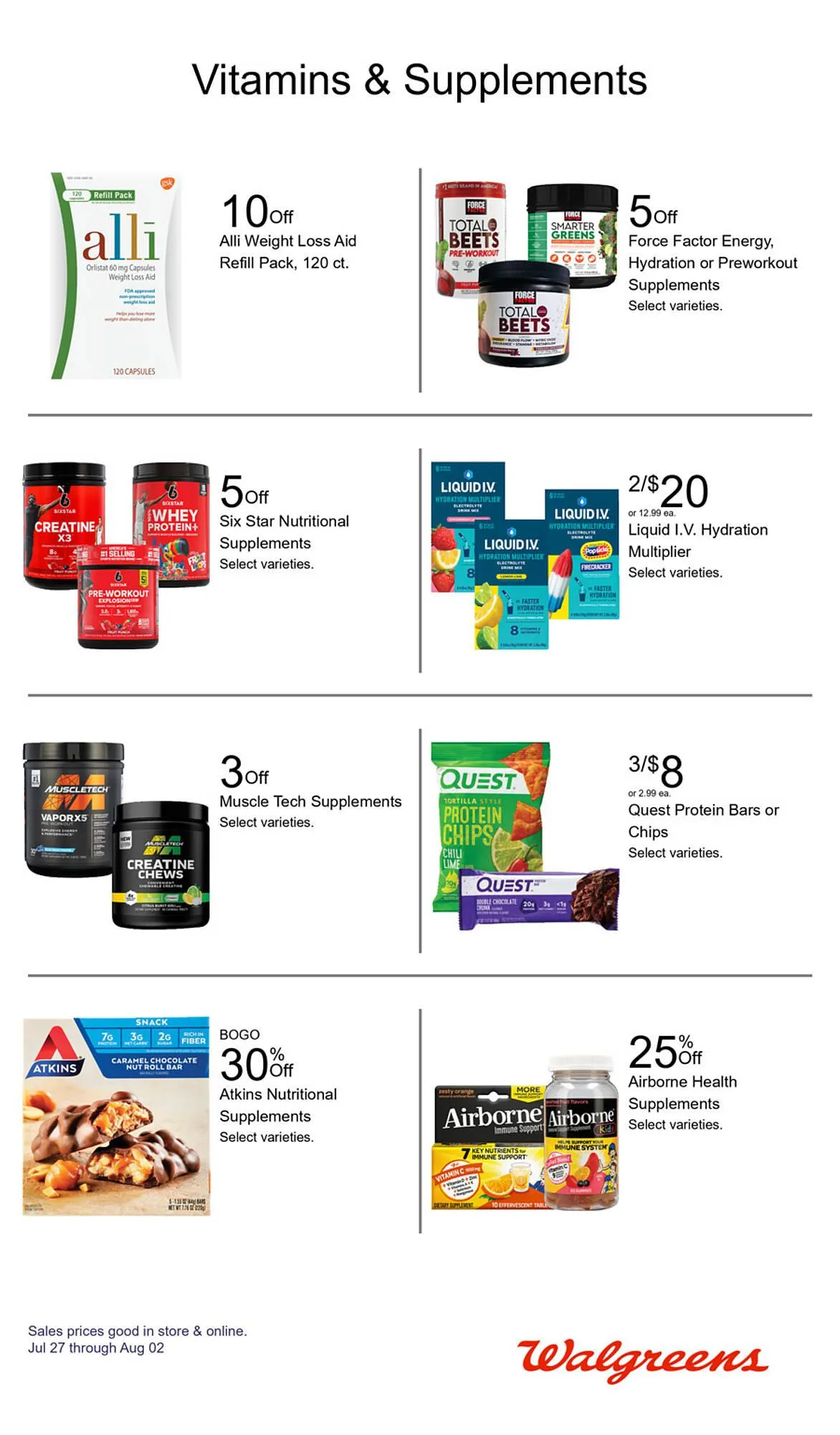 Weekly ad Walgreens Weekly Ad from July 27 to August 2 2025 - Page 10