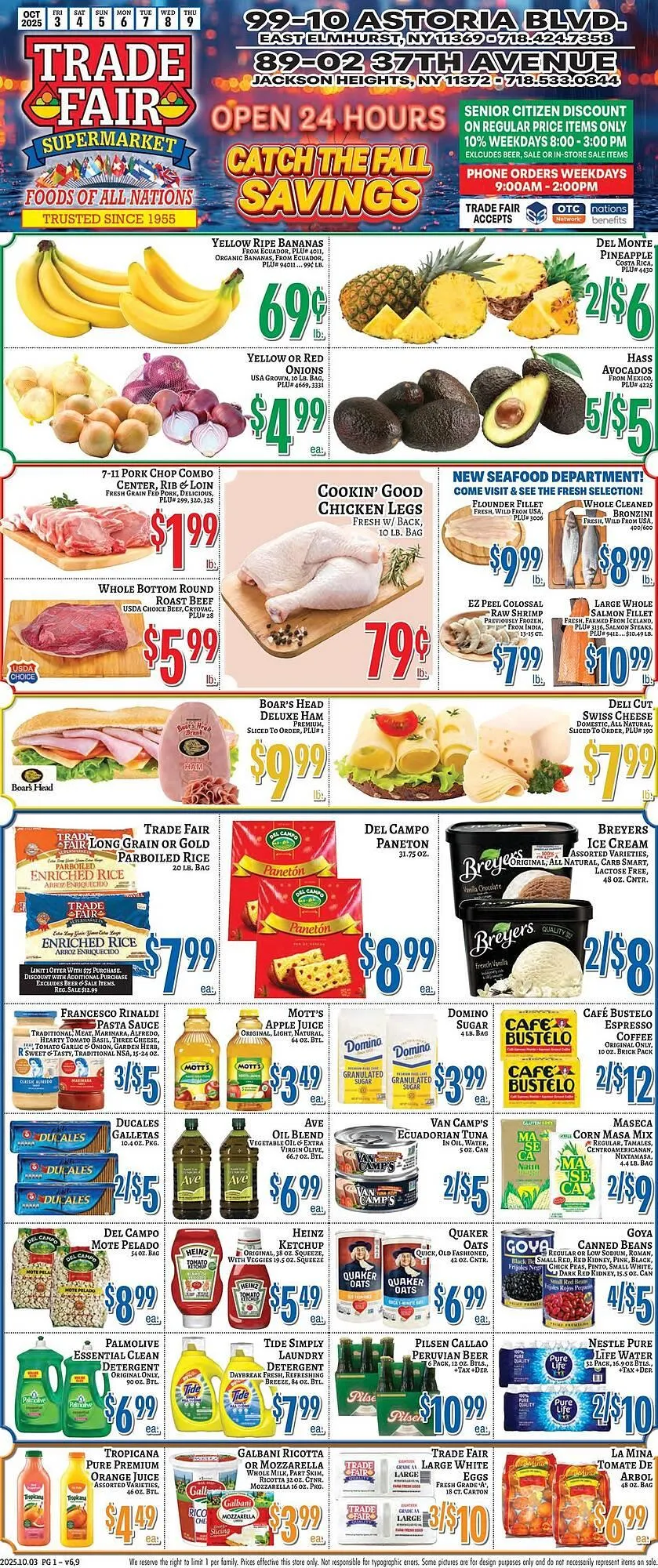 Weekly ad Trade Fair Supermarket weekly ad from October 3 to October 9 2025 - Page 1