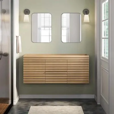 Render 48" Wall-Mount Bathroom Vanity Cabinet