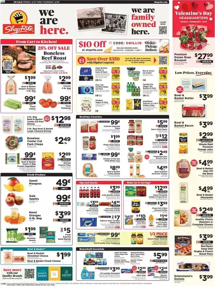 Weekly ad Weekly Ads ShopRite from February 14 to February 20 2025 - Page 1