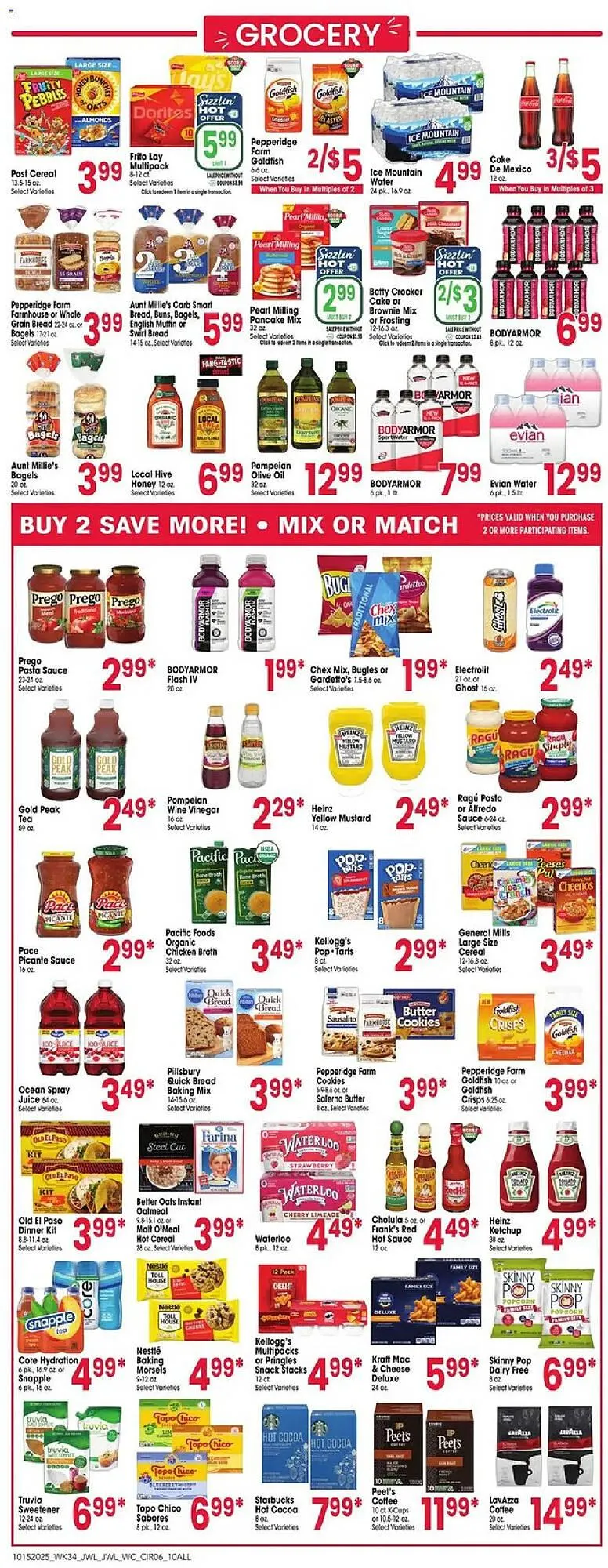 Weekly promotion Jewel-Osco weekly ad spanning from October 15 to October 21 2025 - Page 6 for Catalogue 365