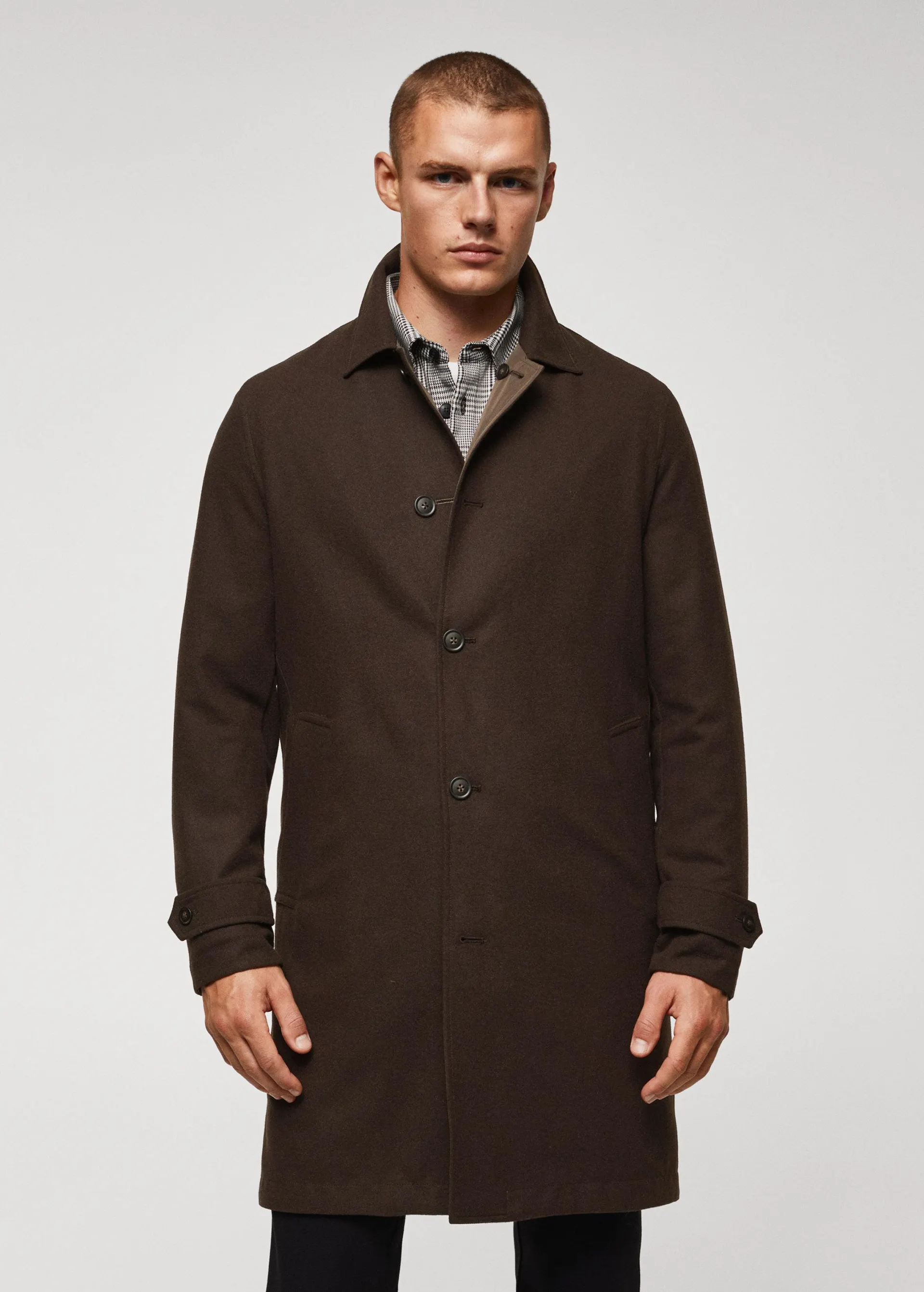 Trench reversible lana reciclada