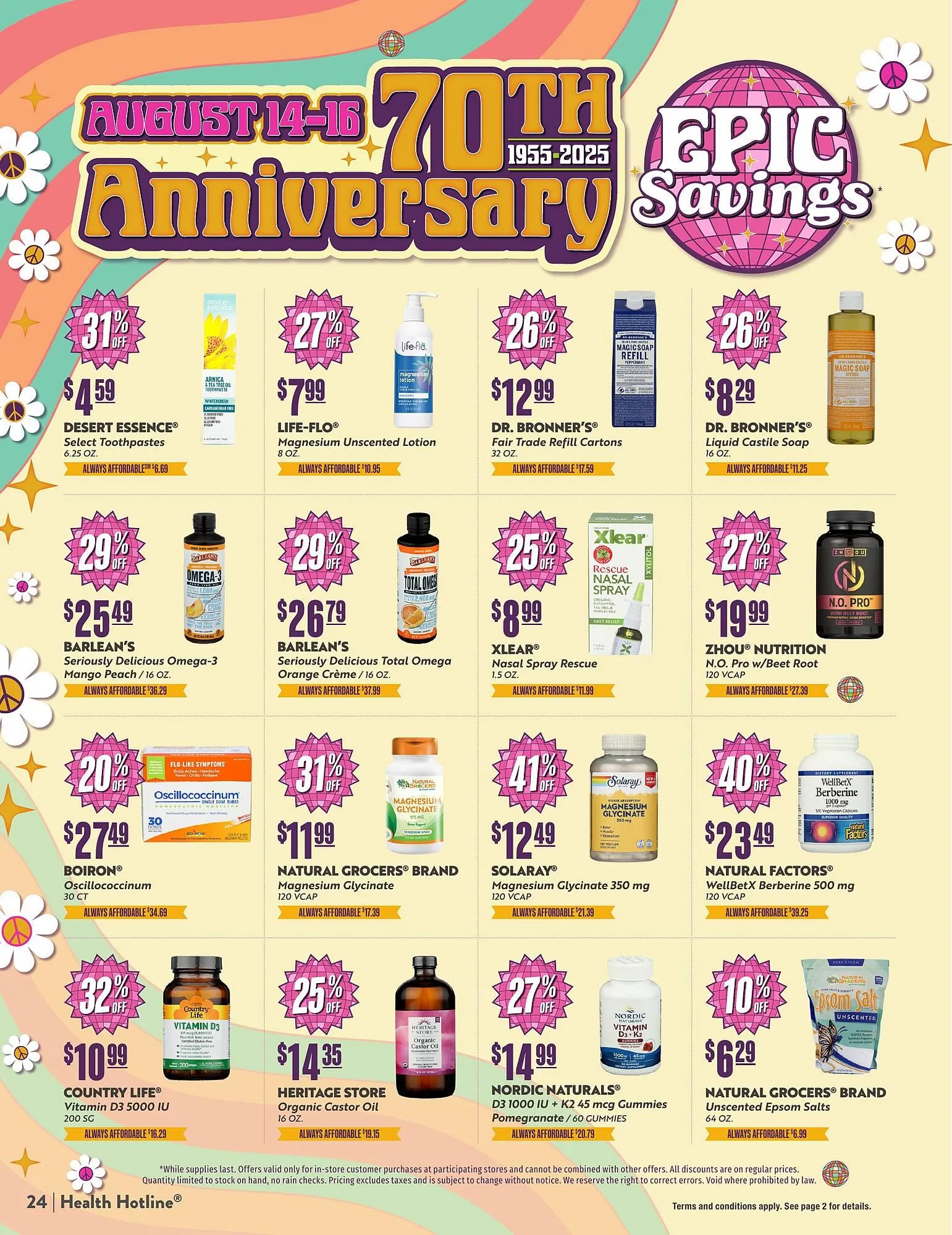 Weekly ad Natural Grocers ad from August 8 to September 6 2025 - Page 24