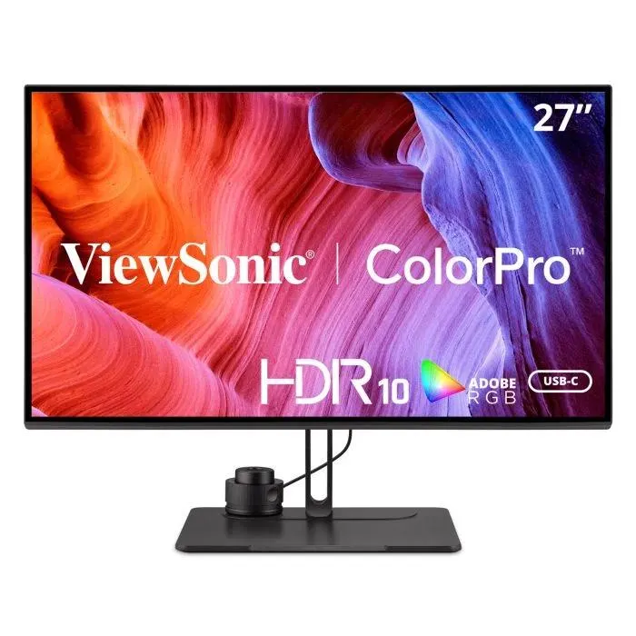 VP2786-4K - 27" ColorPro™ 4K UHD IPS Monitor with ColorPro Wheel True 10-Bit Color, 90W USB C