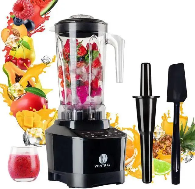 1500W Professional Blender, 68 OZ 6-Speed 5 Programs High Power Smoothie Maker
