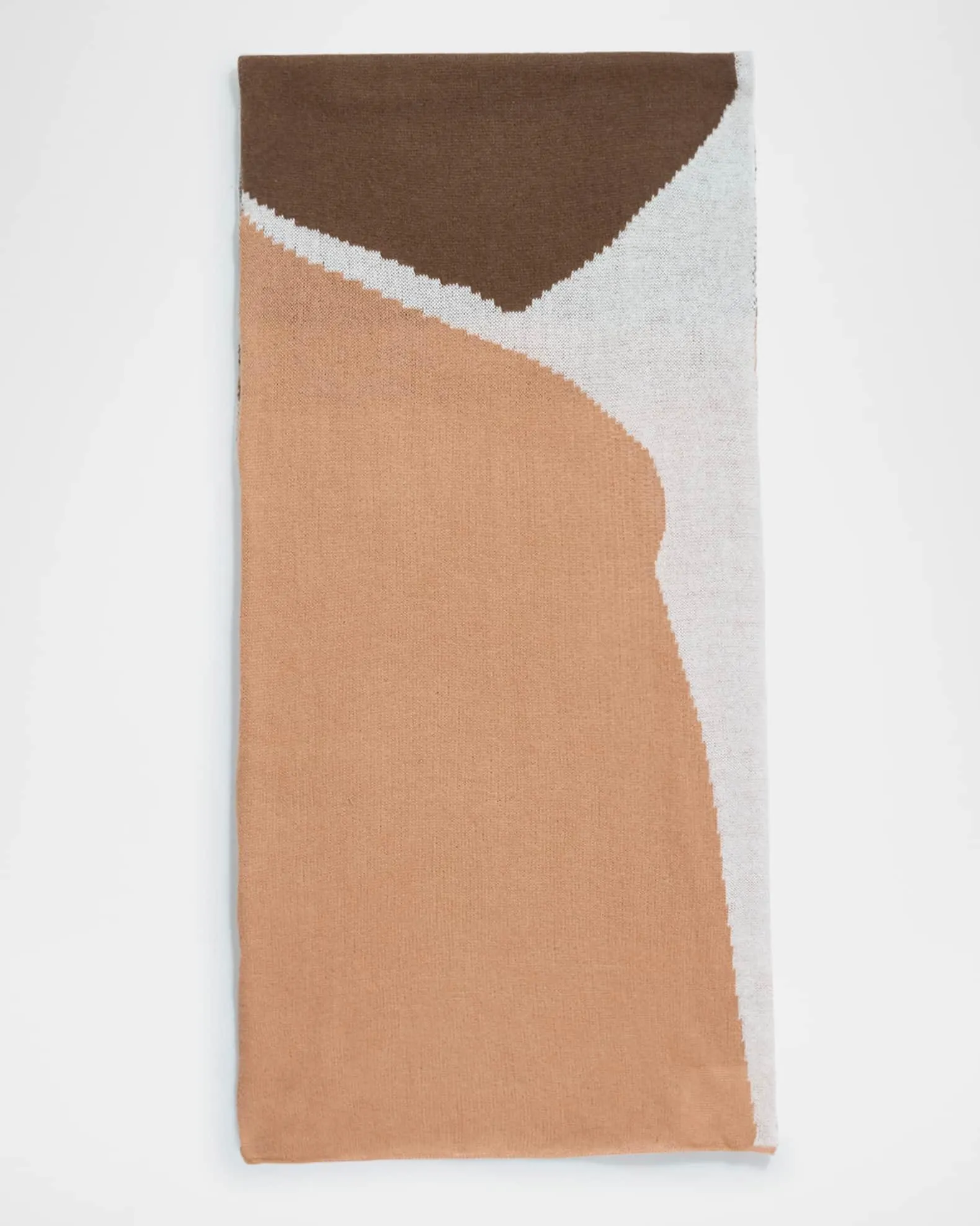 Colorblock Cashmere Wrap