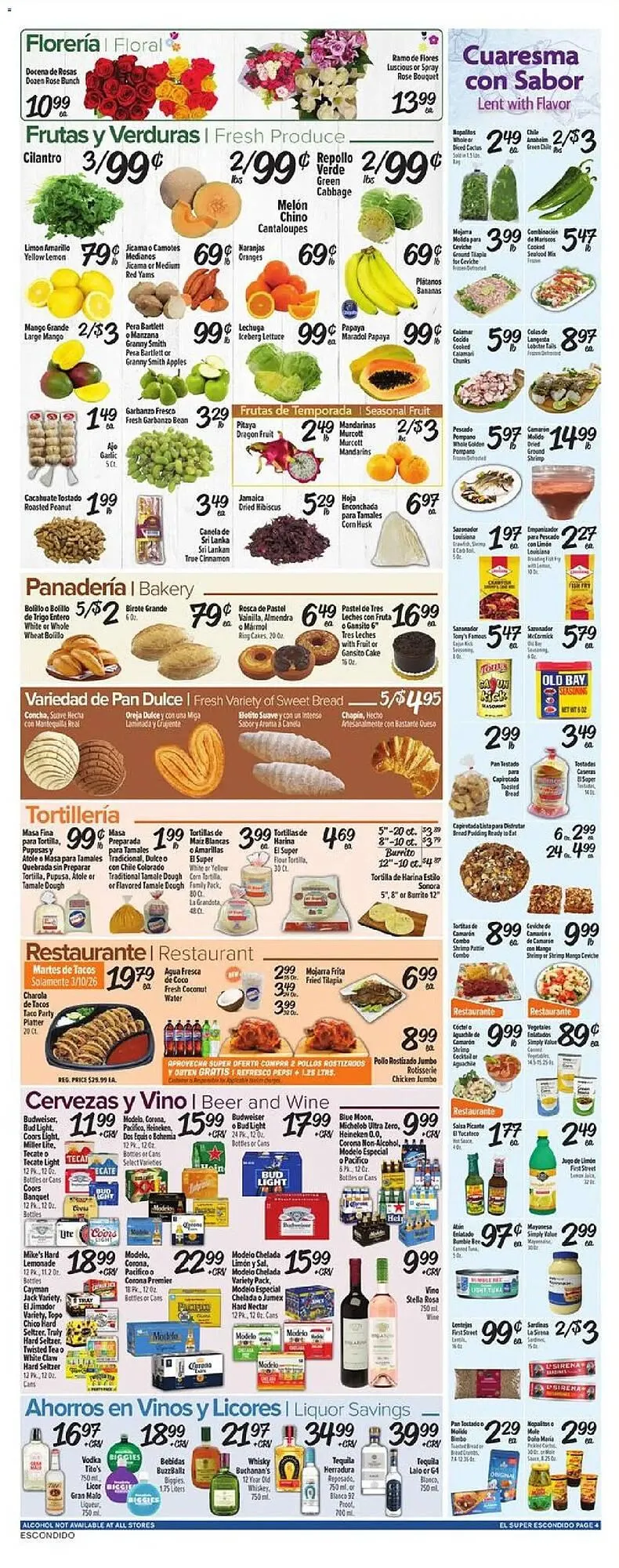 Weekly ad El Super weekly ad from March 4 to March 11 2026 - Page 4