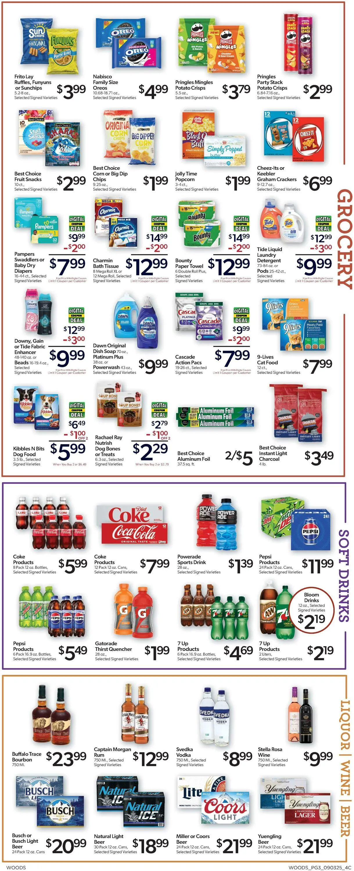 Weekly ad Woods Supermarket from September 3 to September 10 2025 - Page 3