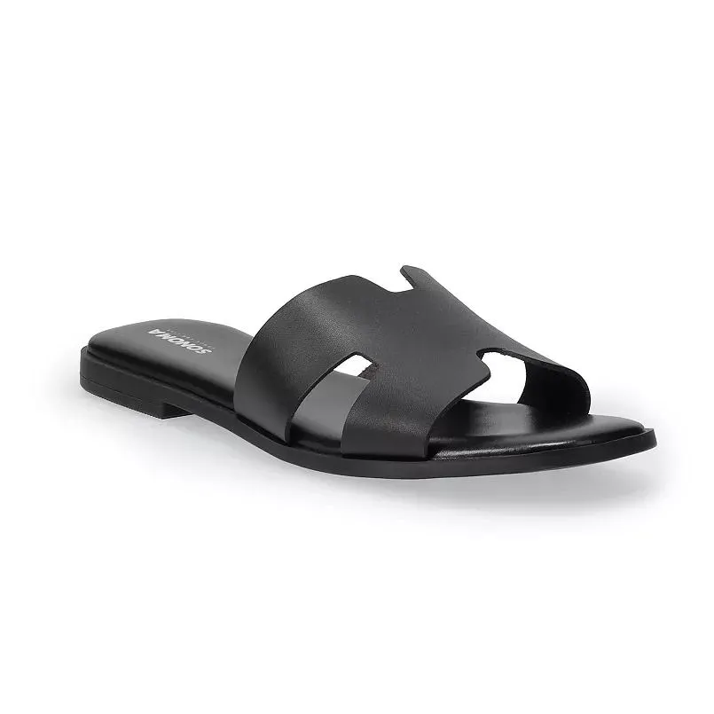 Sonoma Goods For Life® Genza Women's Band Slide Sandals