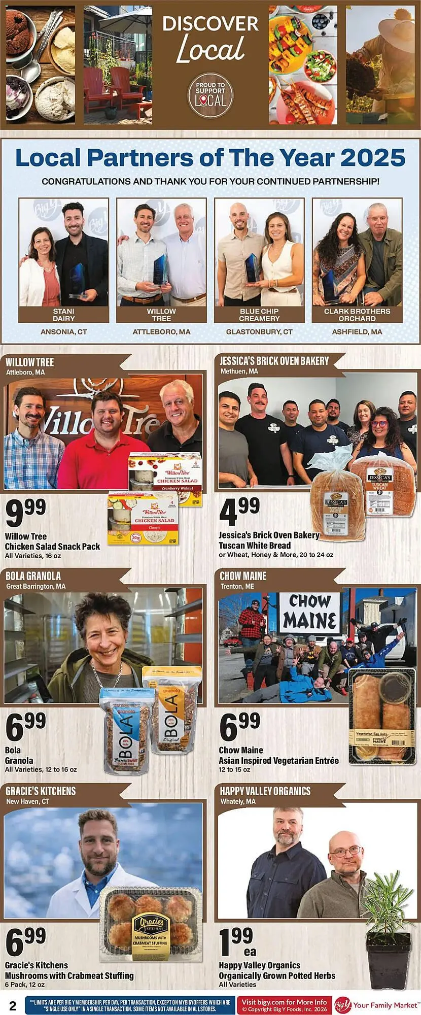 Weekly promotion Big Y flyer spanning from May 7 to May 14 2026 - Page 3 for Catalogue 365