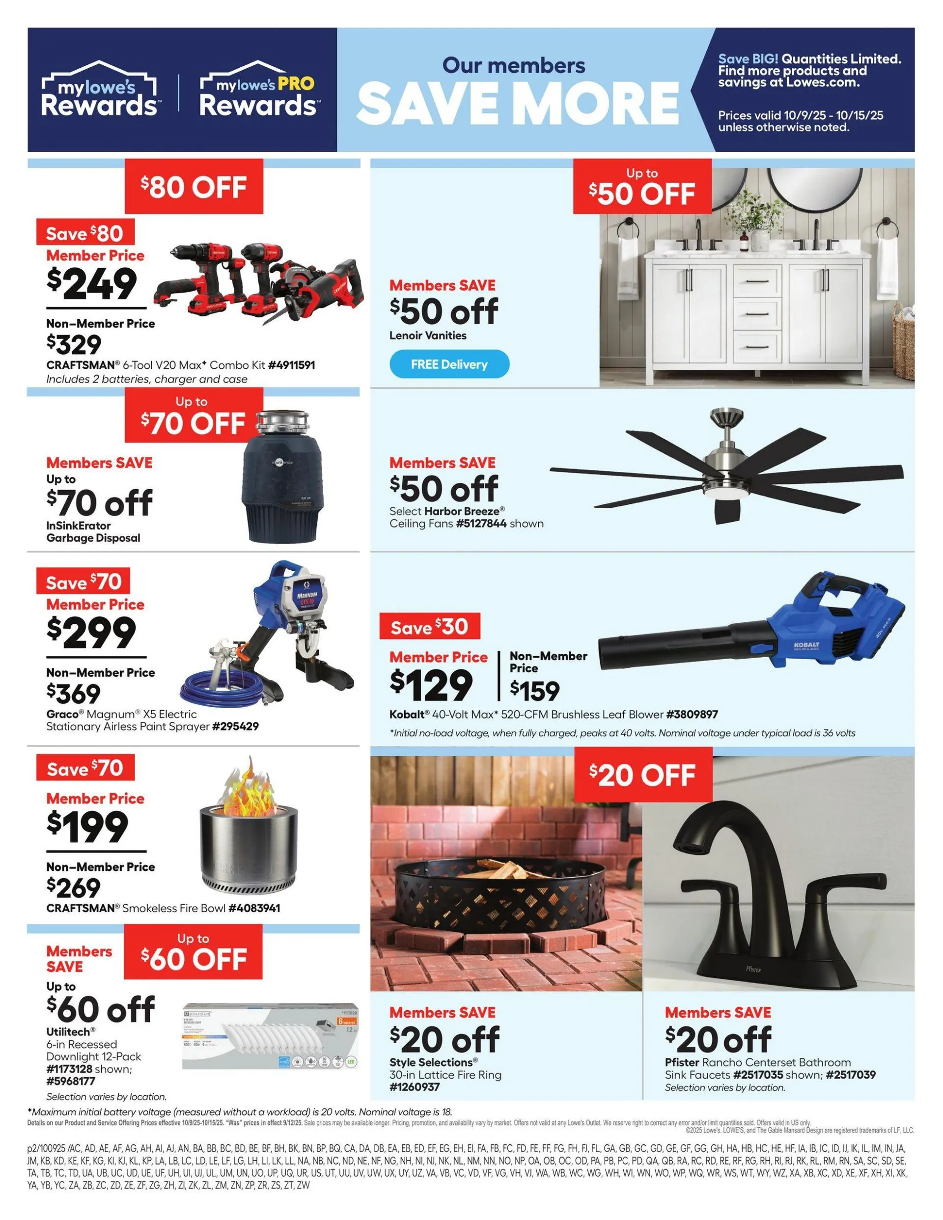 Weekly ad Lowe's from October 9 to October 15 2025 - Page 2
