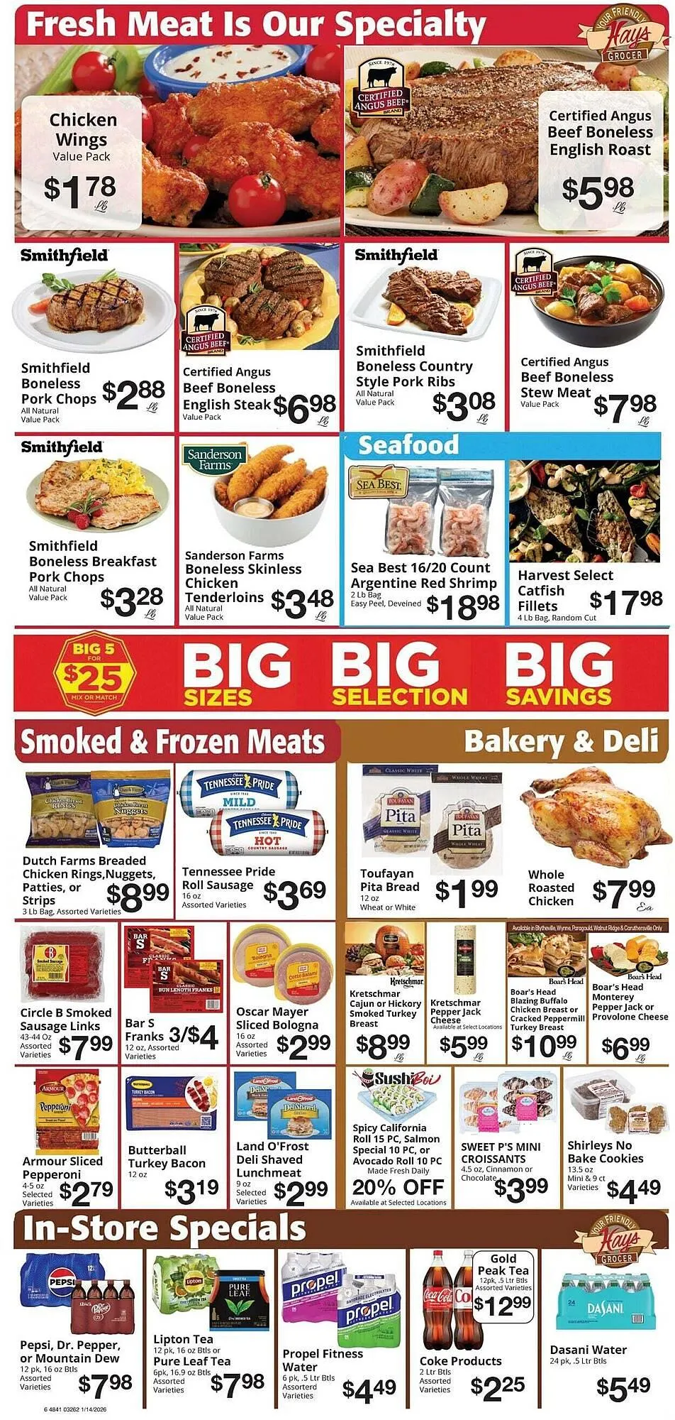 Weekly ad Hays Supermarket weekly ad from January 14 to January 20 2026 - Page 6