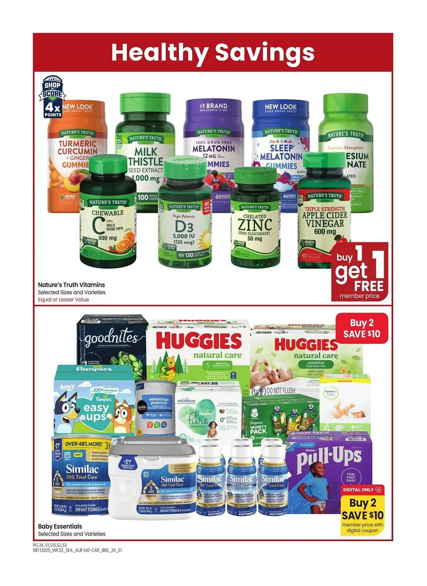 Weekly ad Albertsons Weekly Ad from August 11 to September 7 2025 - Page 24
