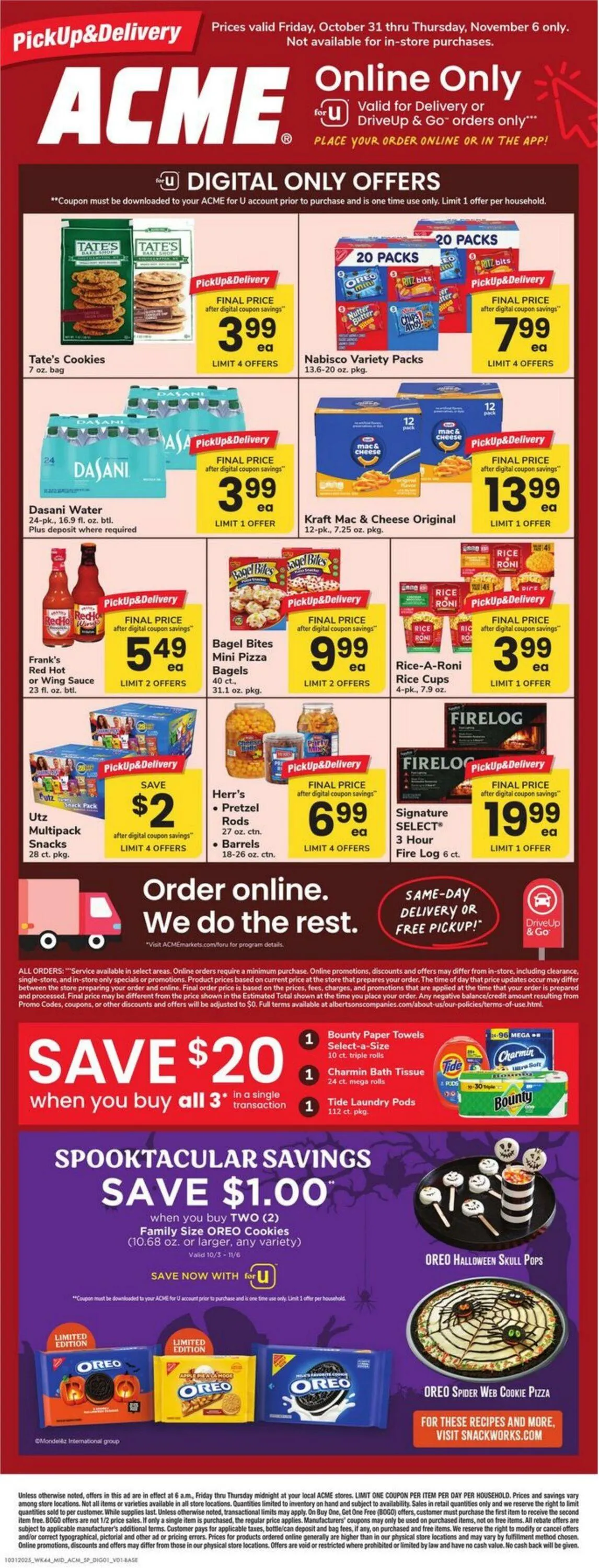 Weekly ad Acme Current weekly ad from October 31 to November 6 2025 - Page 1