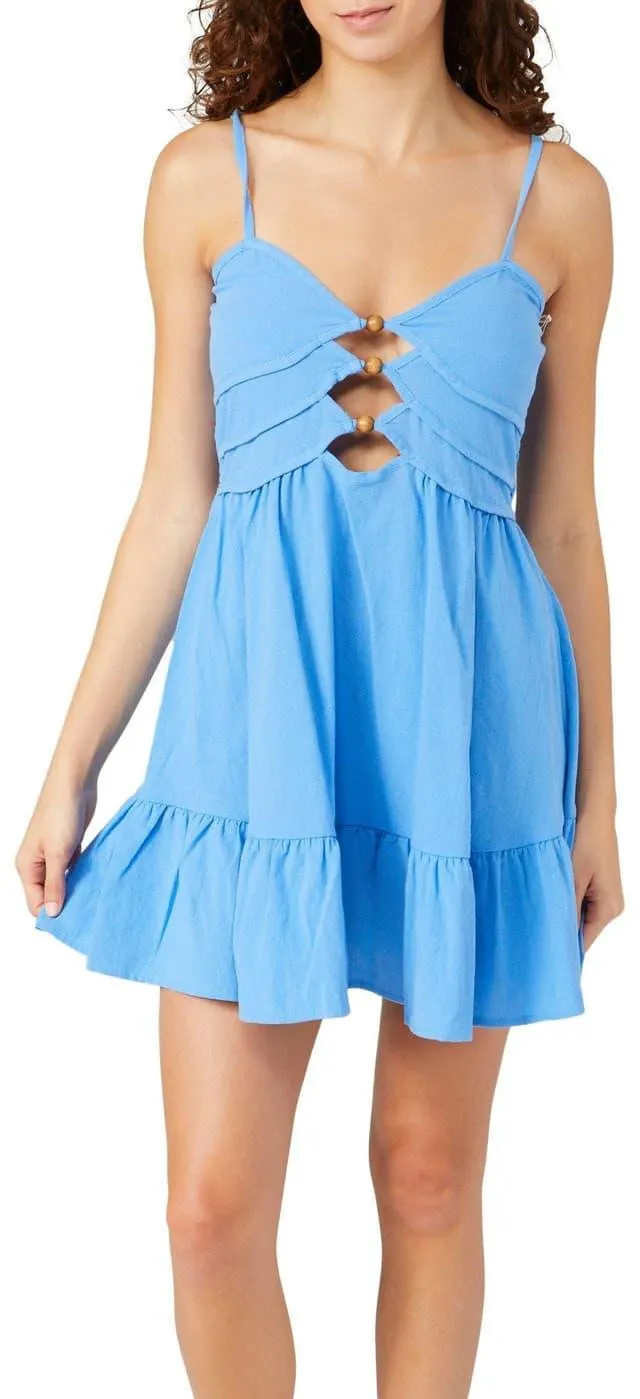 Ocean Drive Juniors Cut Out Tier Dress