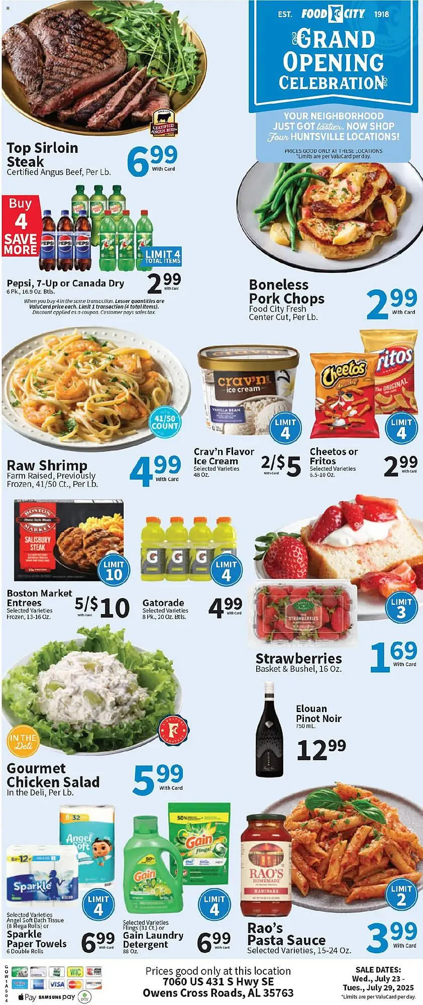 Weekly ad Food City Weekly Ad from July 23 to July 30 2025 - Page 1