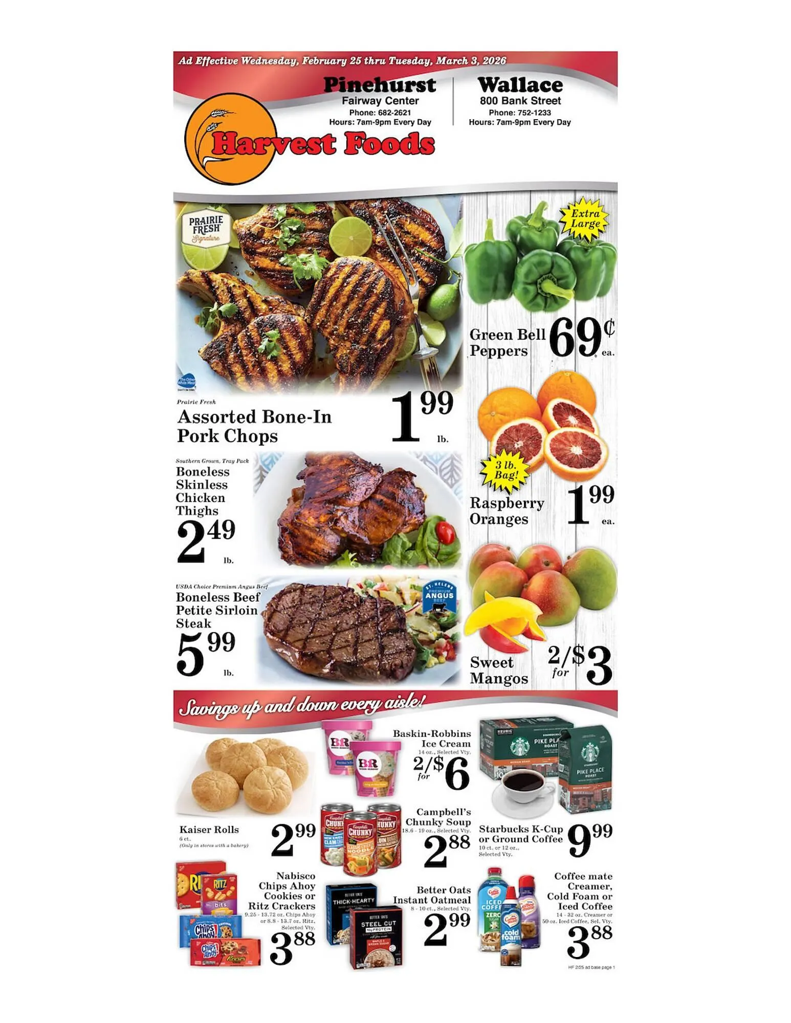 Harvest Foods weekly ad - 1