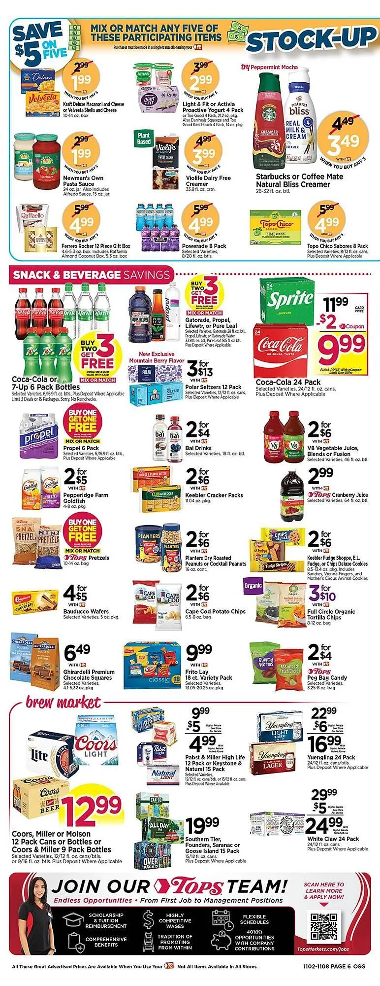 Weekly ad Tops weekly ad from November 2 to November 8 2025 - Page 6