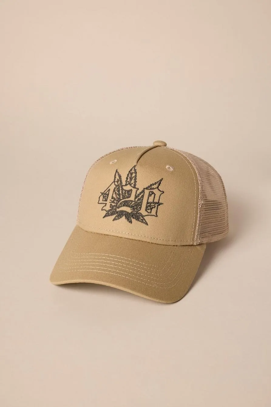 highest quality embroidered trucker hat