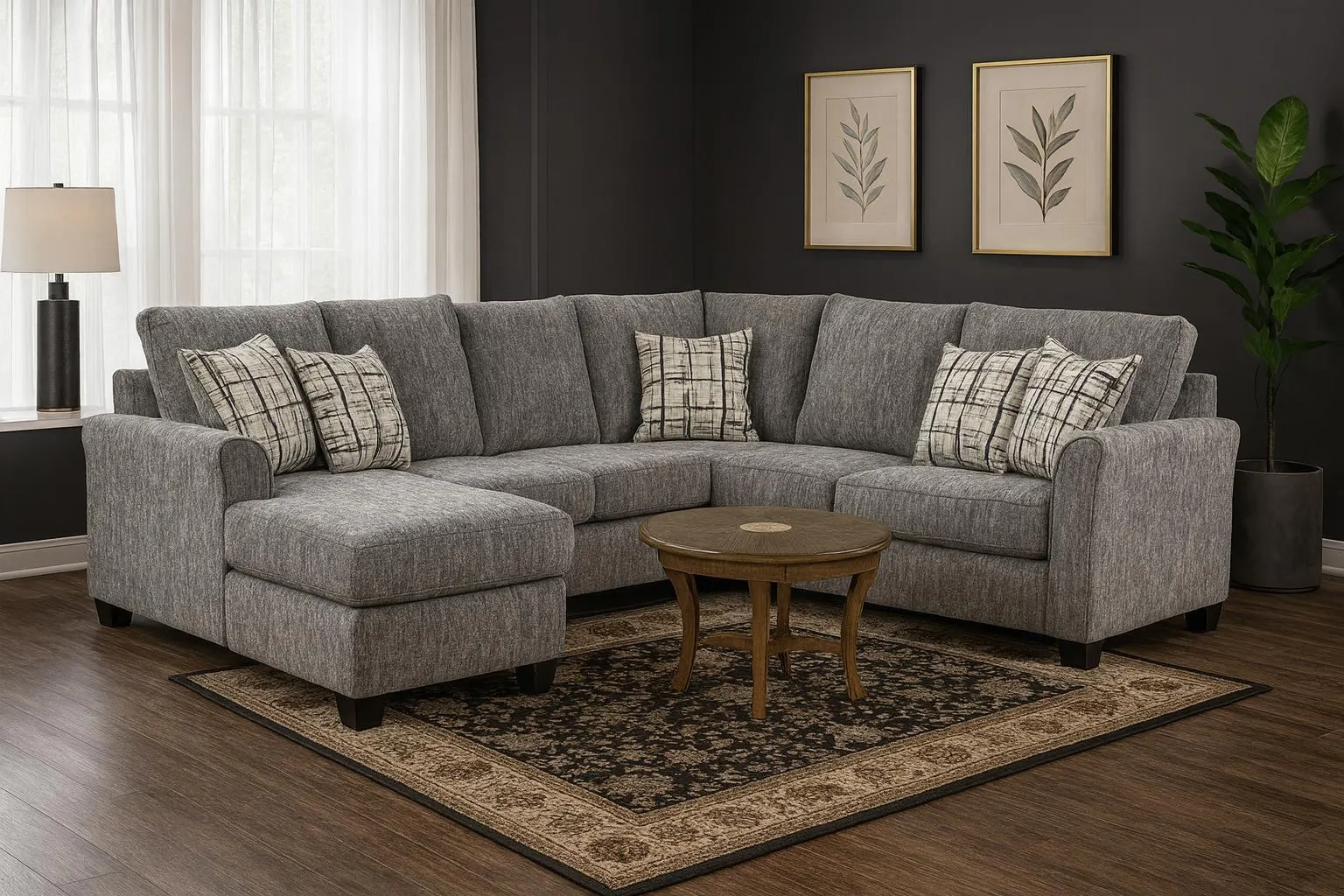 Bordeaux Sofa by Arelys Furniture - Gray