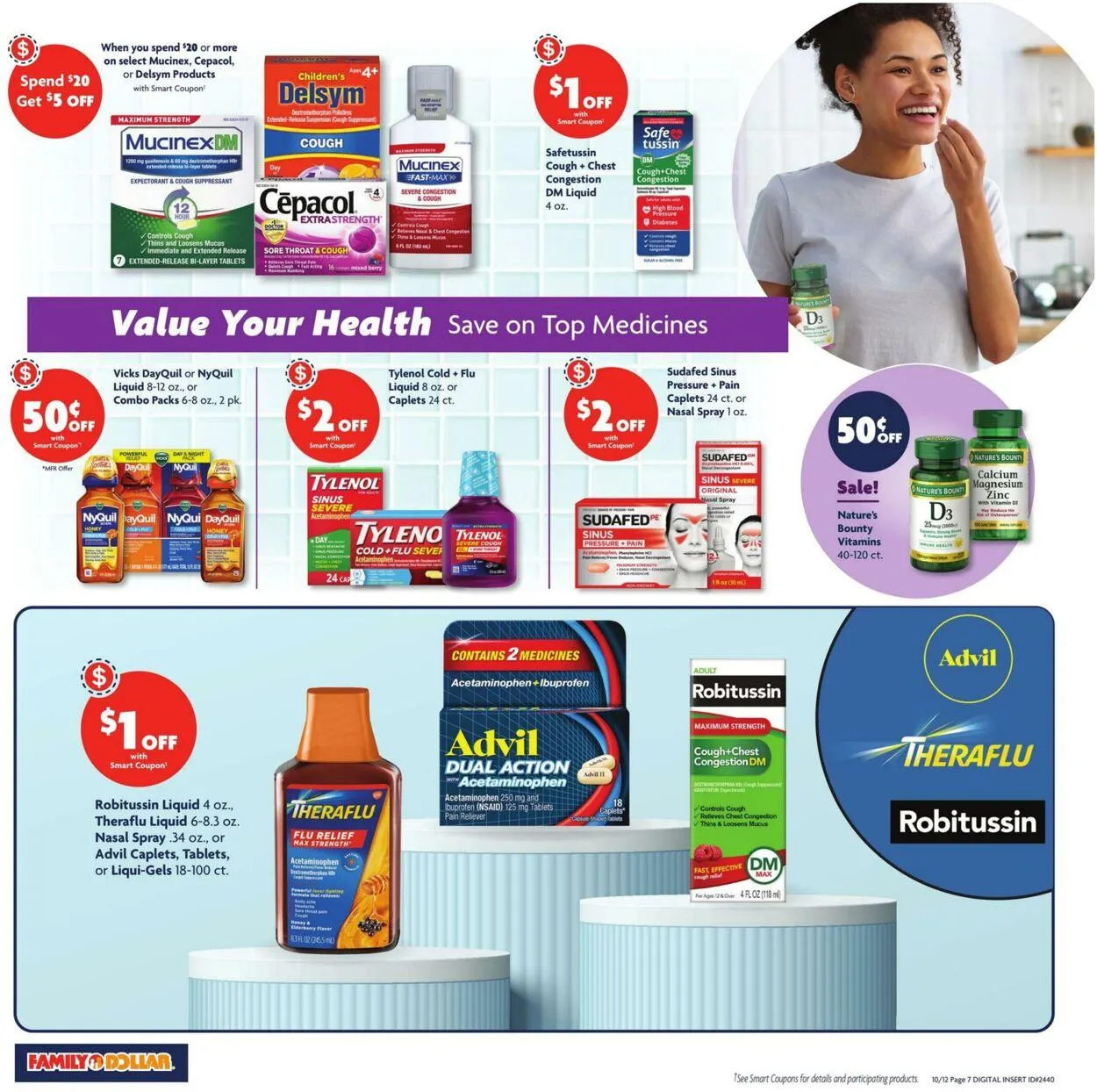 Weekly promotion Family Dollar Current weekly ad spanning from October 12 to October 18 2025 - Page 10 for Catalogue 365