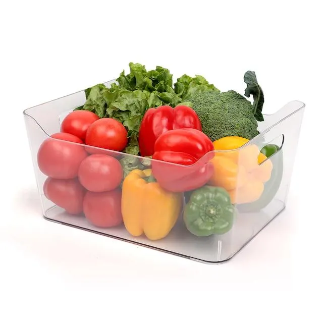 Style Selections ( 14.3-in W x 6.93-in H x 11.6-in D ) Clear Plastic Bin