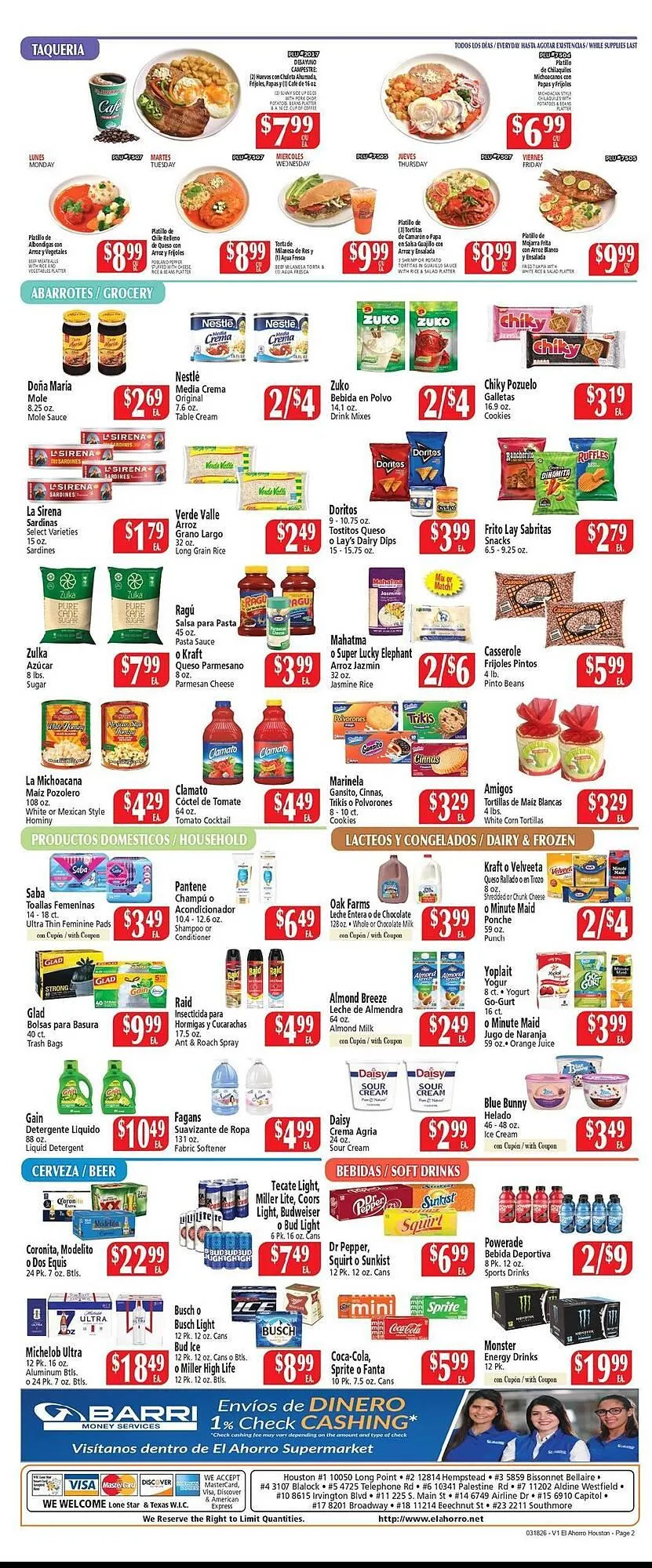 Weekly ad El Ahorro weekly ad from March 18 to March 24 2026 - Page 2
