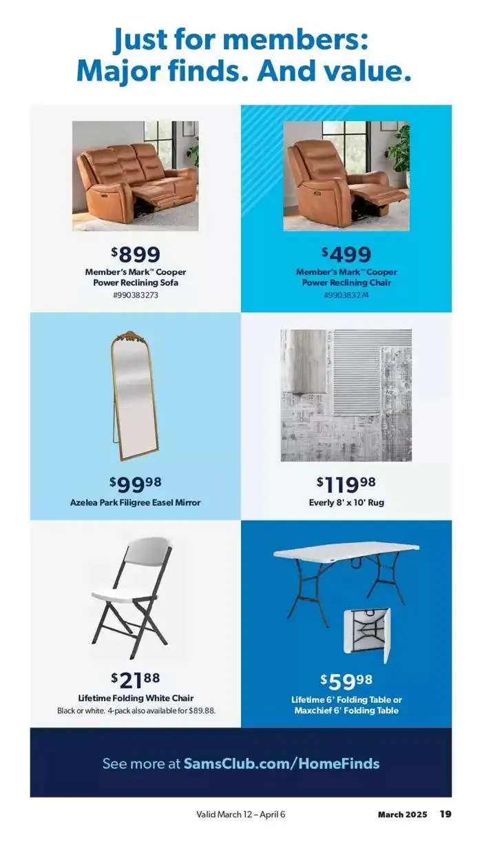 Weekly ad Sam's Club Weekly ad from March 12 to April 6 2025 - Page 19